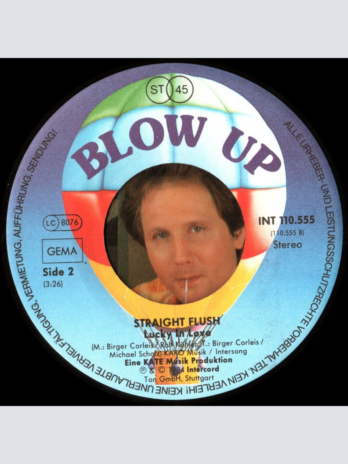 Vinyl / Straight Flush (2) - Dancing In The Sunlight / Lucky In Love
