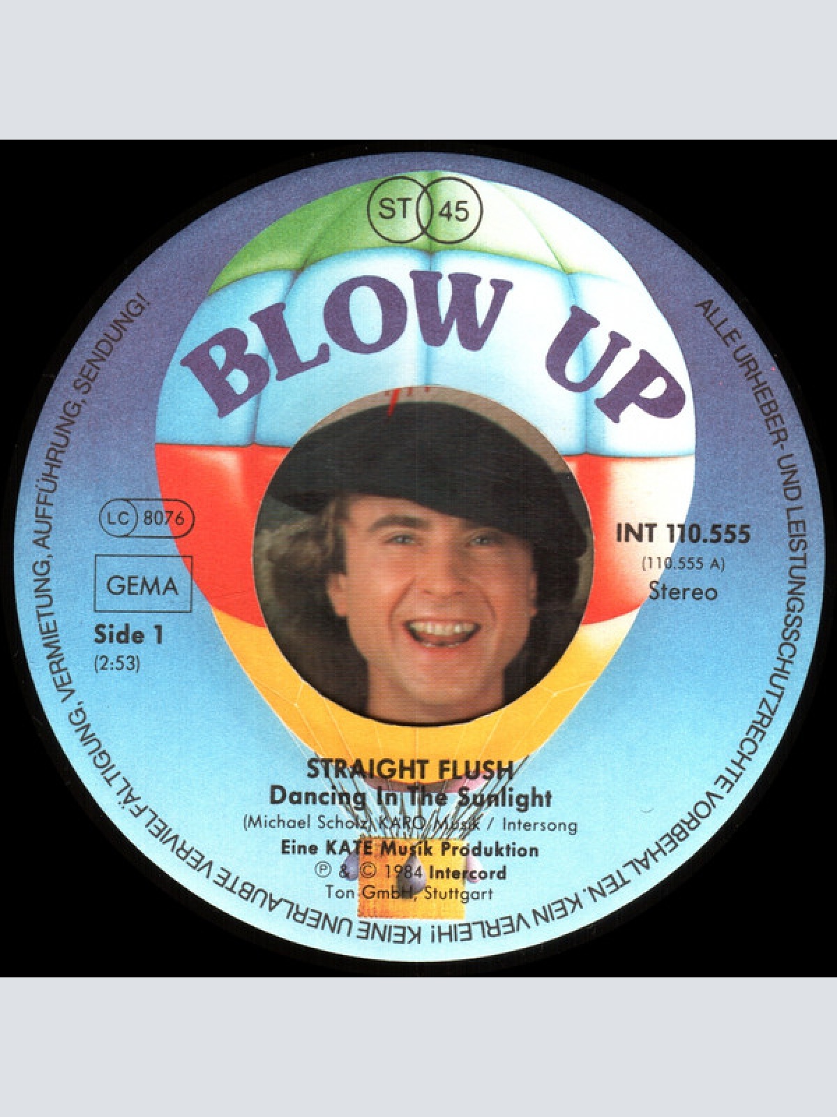 Vinyl / Straight Flush (2) - Dancing In The Sunlight / Lucky In Love
