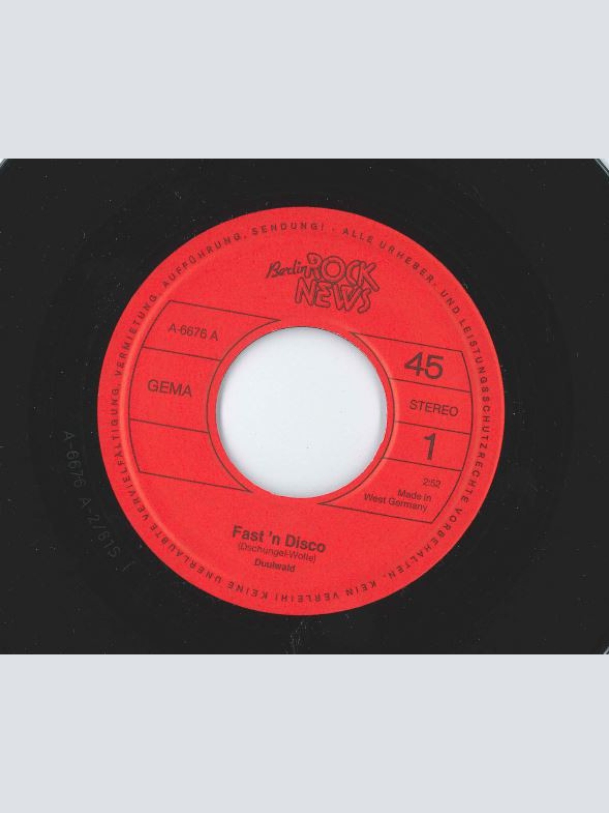 Vinyl / Duulwald - Fast 'n Disco