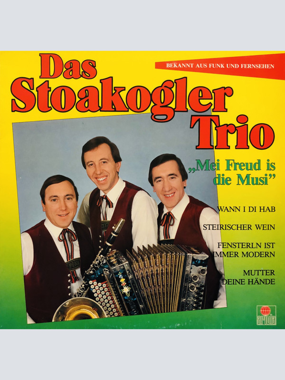 Vinyl / Das Stoakogler Trio* - Mei Freud Is Die Musi