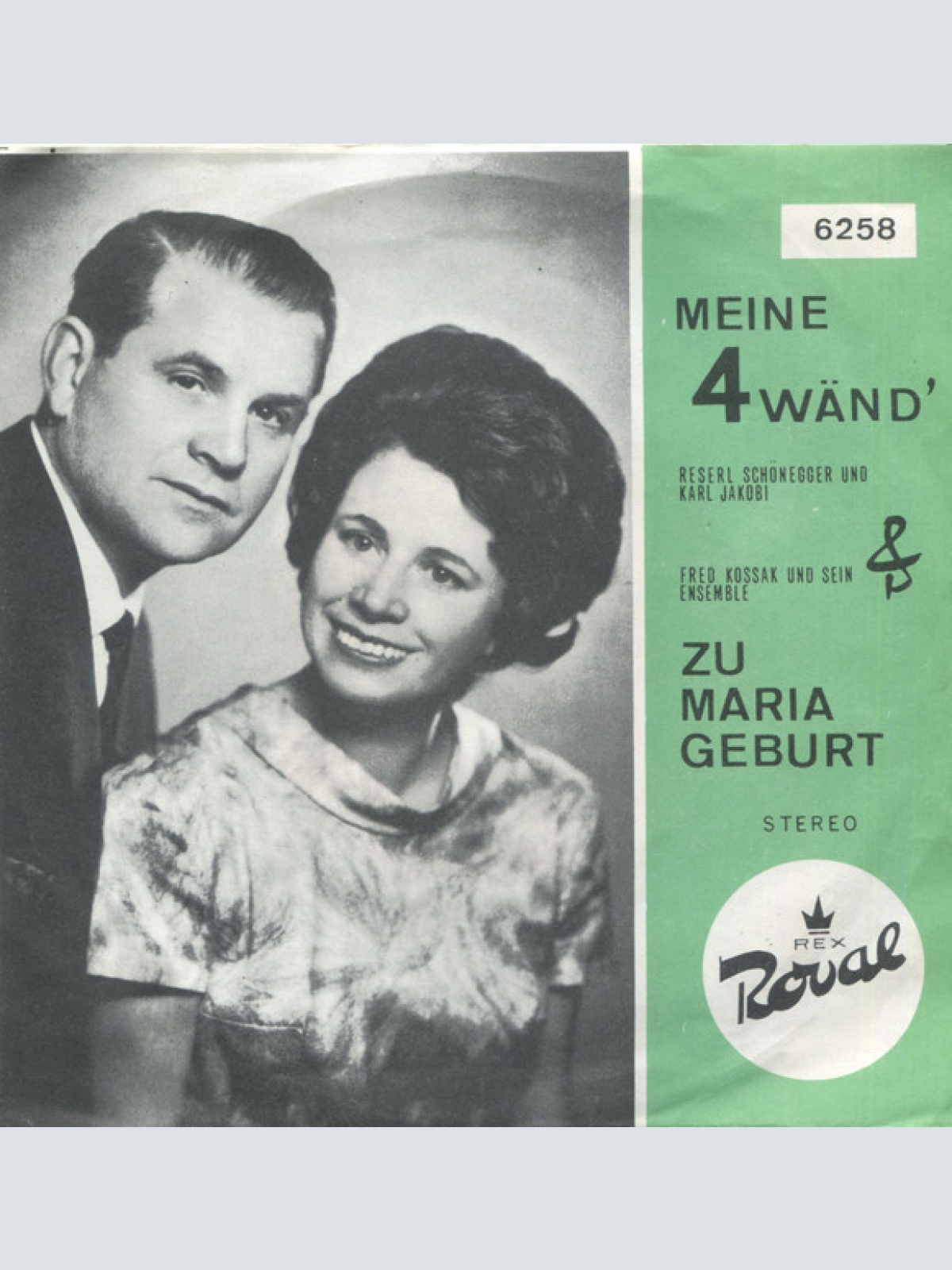 Vinyl / Duo Schönegger - Jakobi* - Meine 4 Wänd' / Zu Maria Geburt