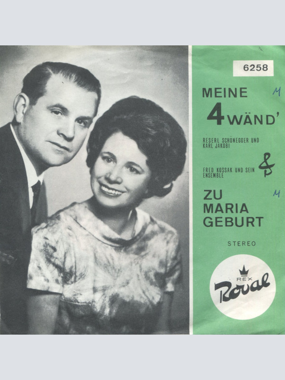 Vinyl / Duo Schönegger - Jakobi* - Meine 4 Wänd' / Zu Maria Geburt