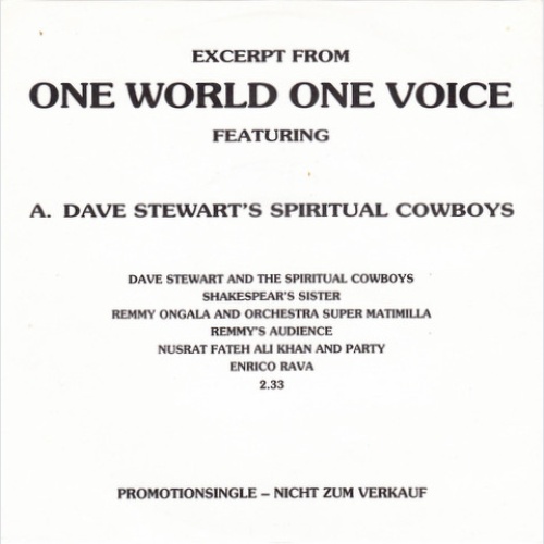 Vinyl / Dave Stewart's Spiritual Cowboys* / Michael Rose - Excerpt From ONE WORLD ONE VOICE
