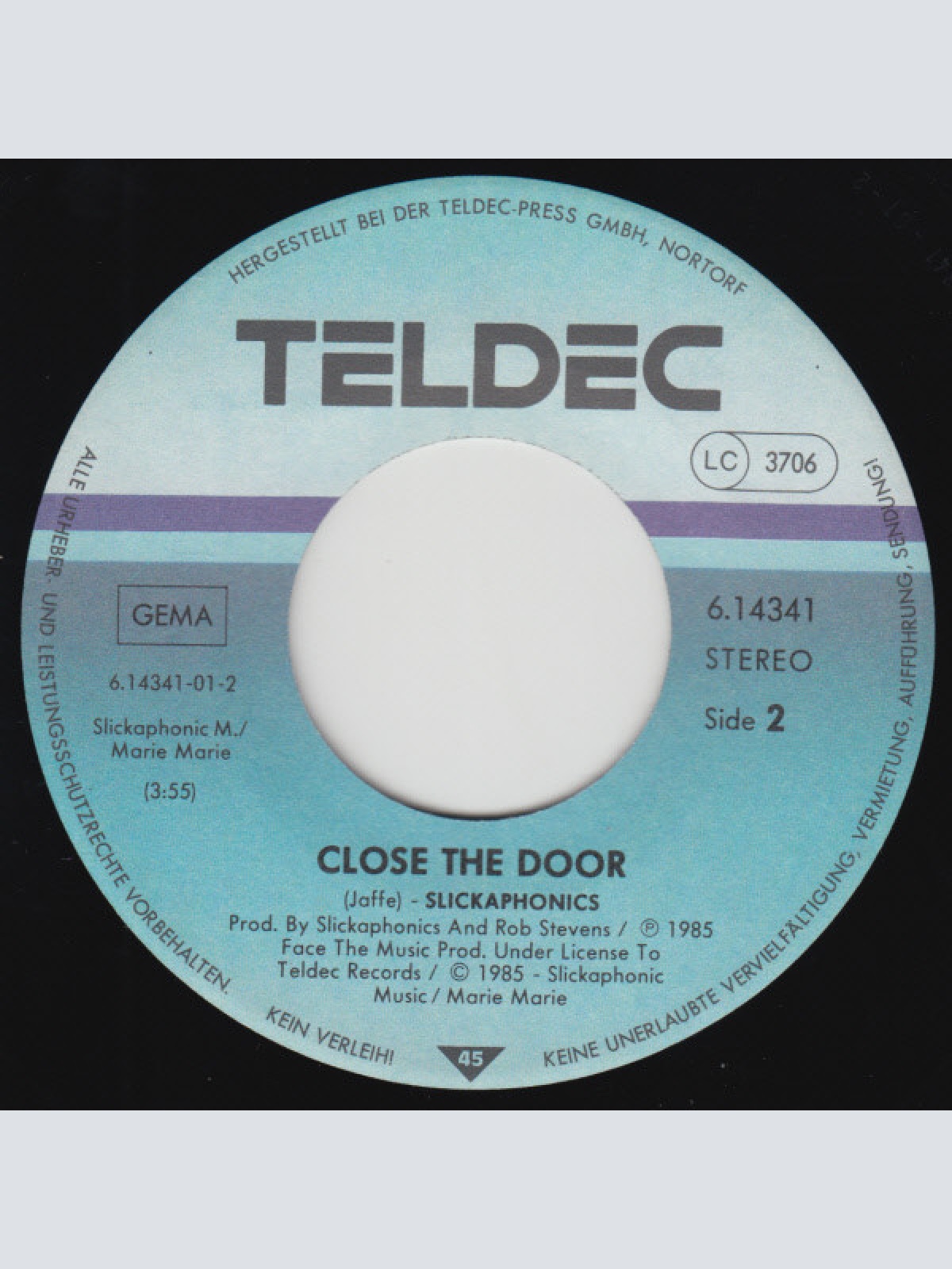 Vinyl / Slickaphonics - Humatomic Energy / Close The Door