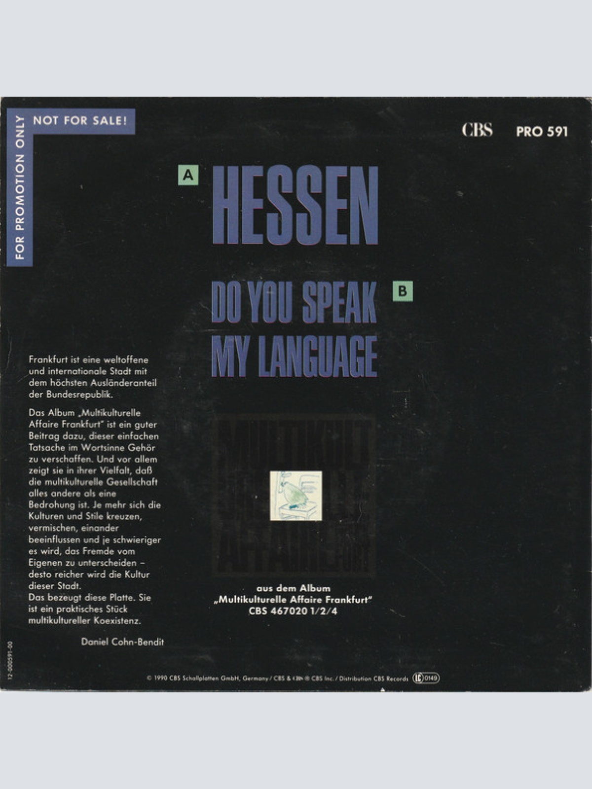 Vinyl / Eisberg Duo*, Fitzroy & Friends - Hessen / Do You Speak My Language