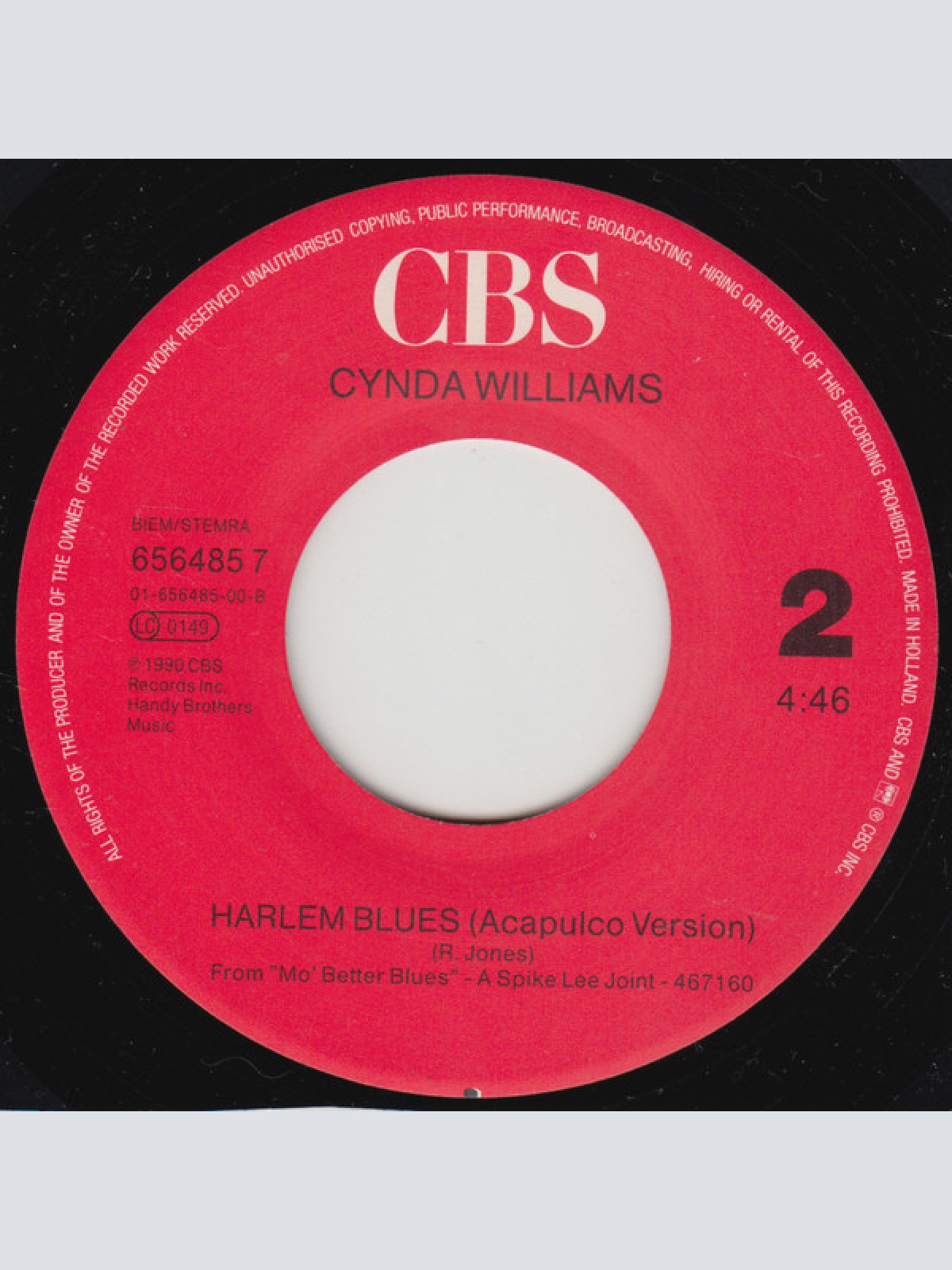 Vinyl / Cynda Williams - Harlem Blues
