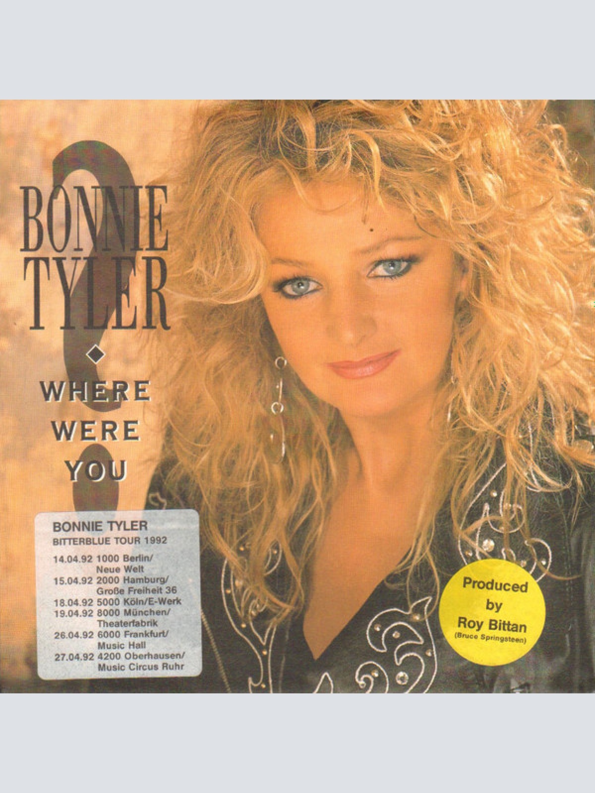 Vinyl / Bonnie Tyler - Where Were You