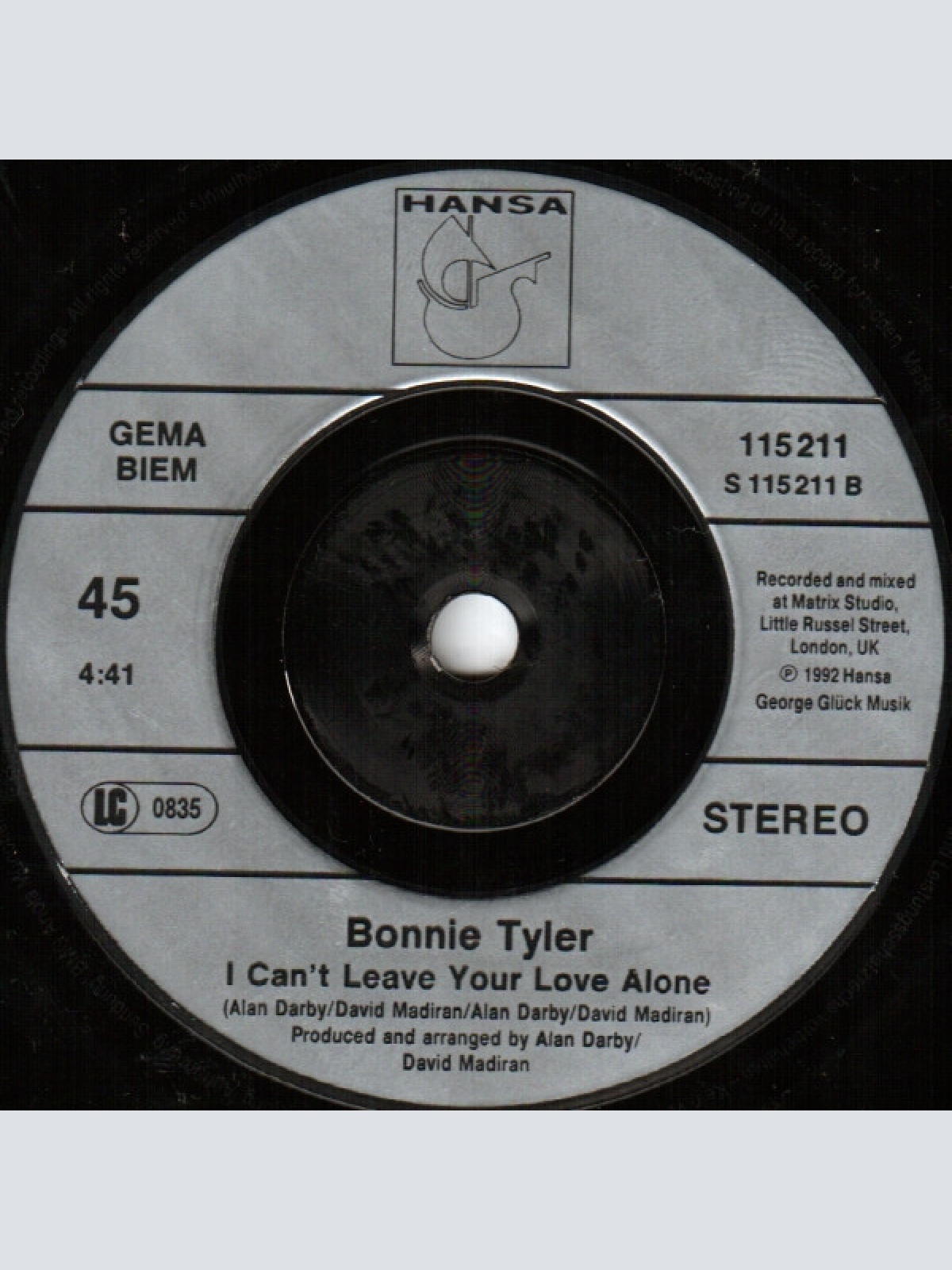 Vinyl / Bonnie Tyler - Where Were You