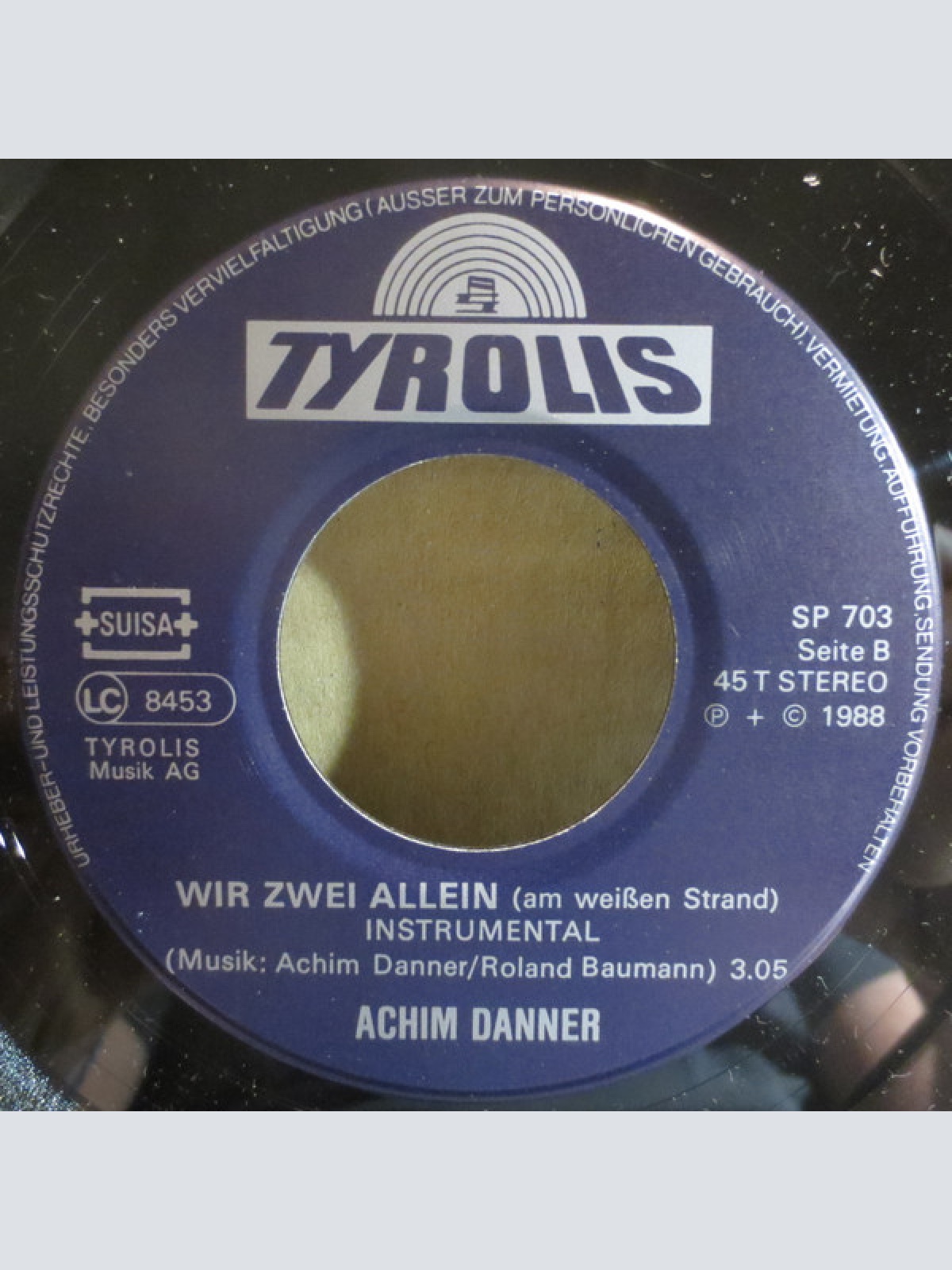 Vinyl / Achim Danner - Wir Zwei Allein... (Am Weissen Strand)