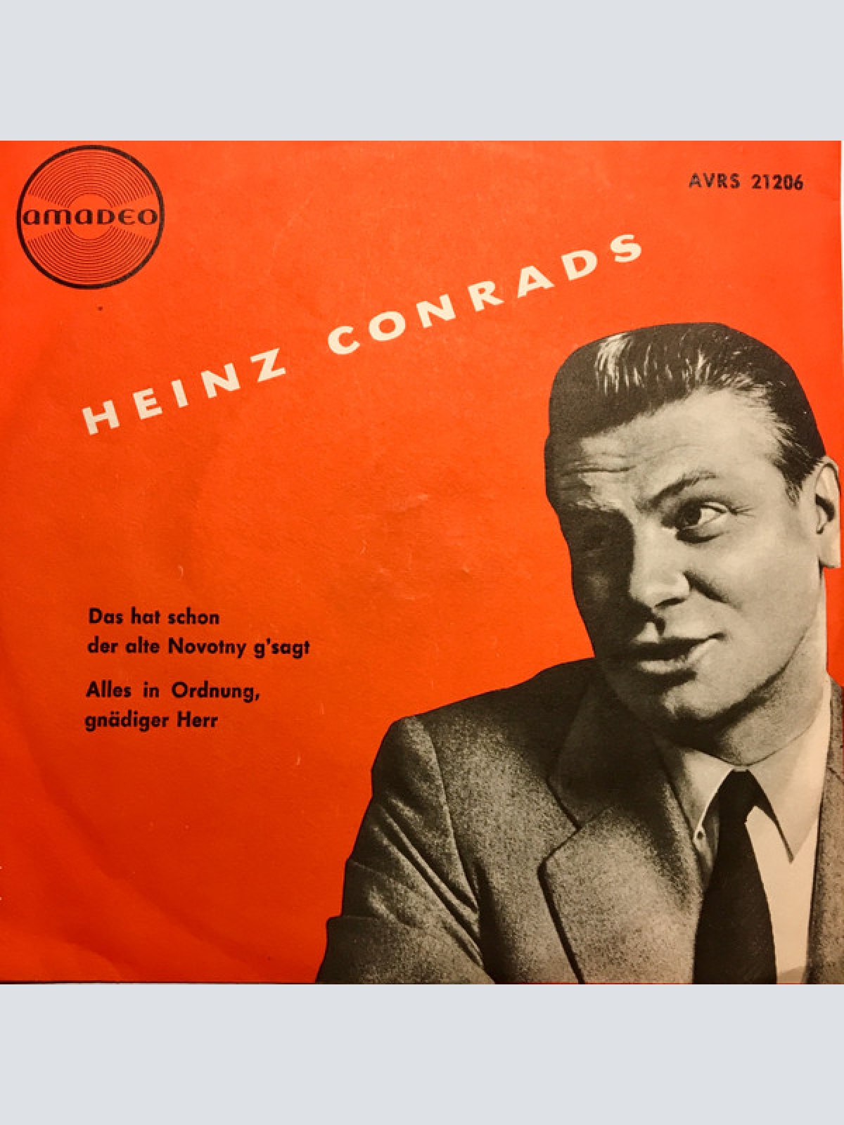 Vinyl / Heinz Conrads - Das Hat Schon Der Alte Novotny G'sagt