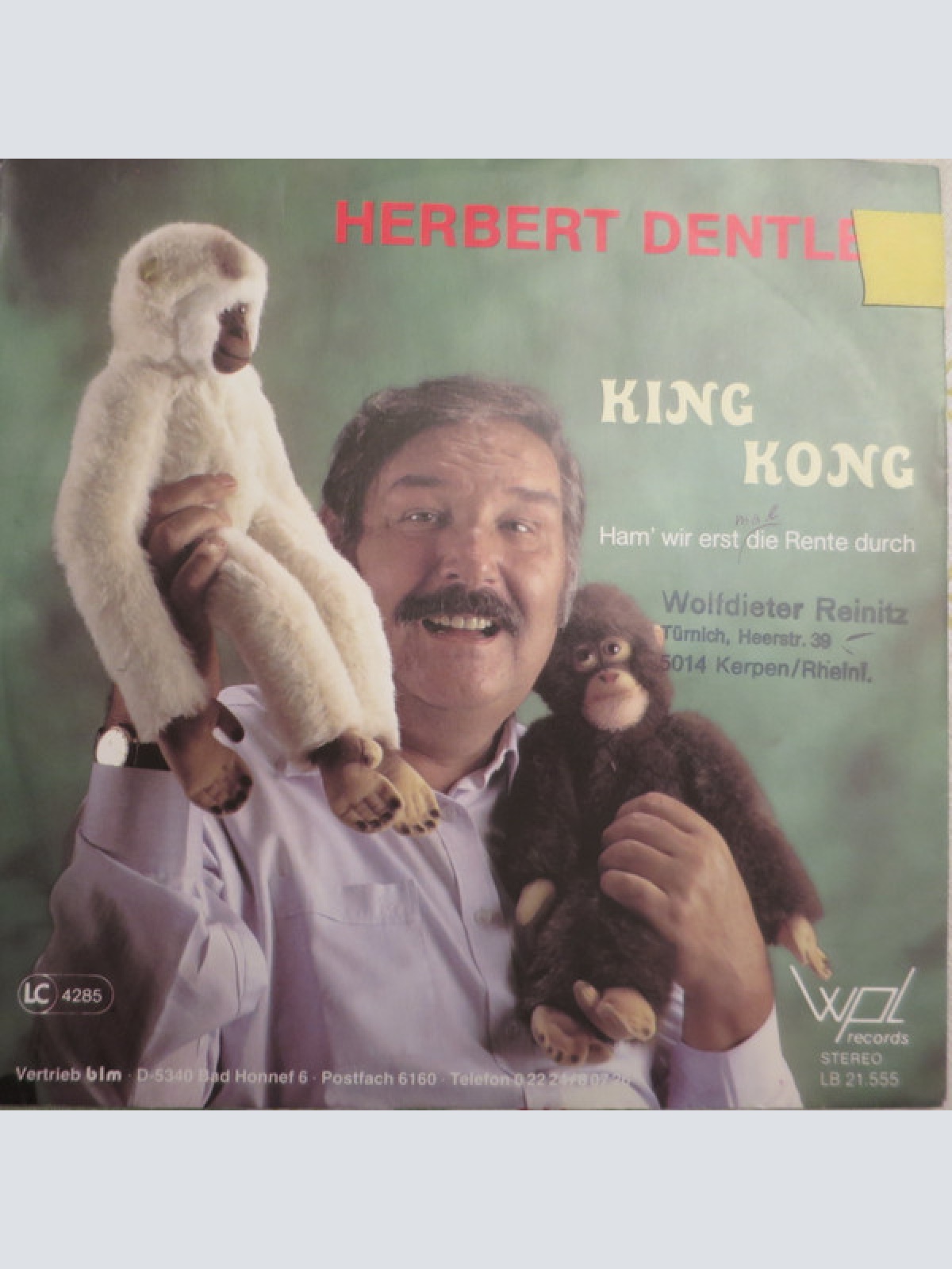 Vinyl / Herbert Dentler - King Kong
