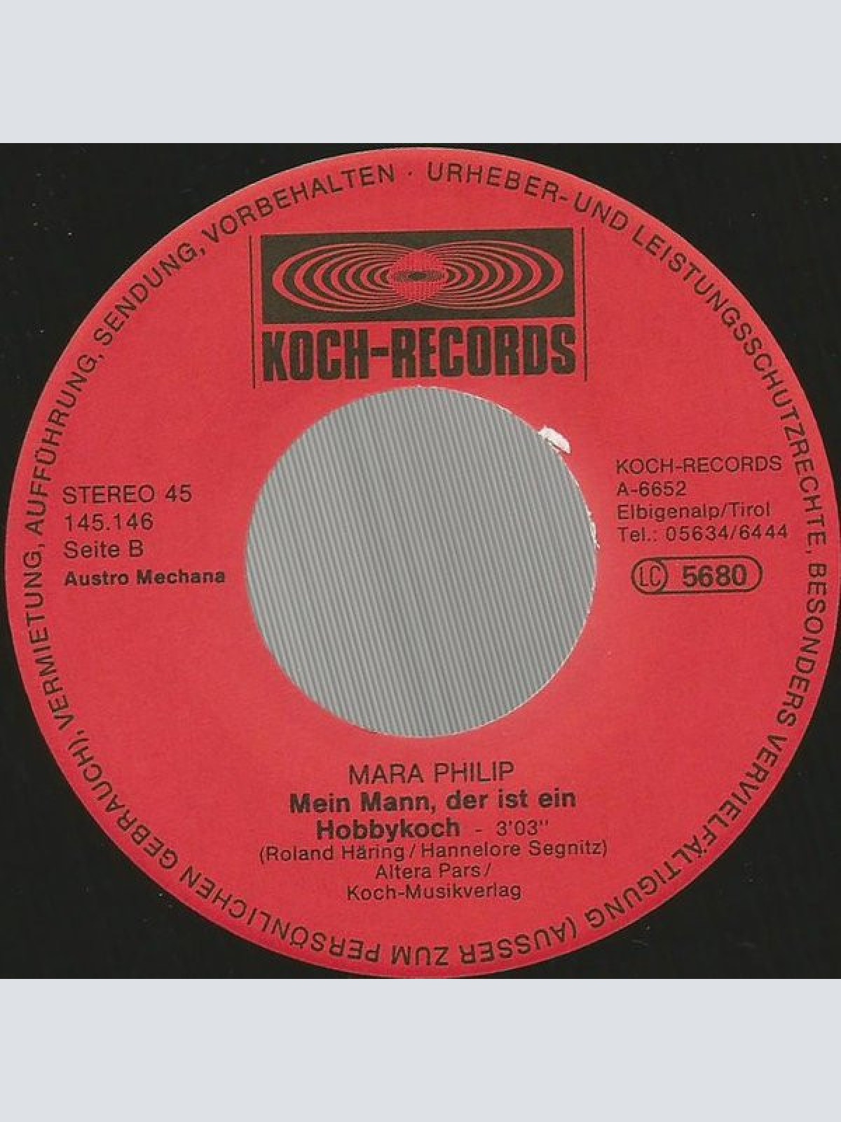 Vinyl / Mara Philip - Und Die Nebel Ziehn Übers Schwarze Meer