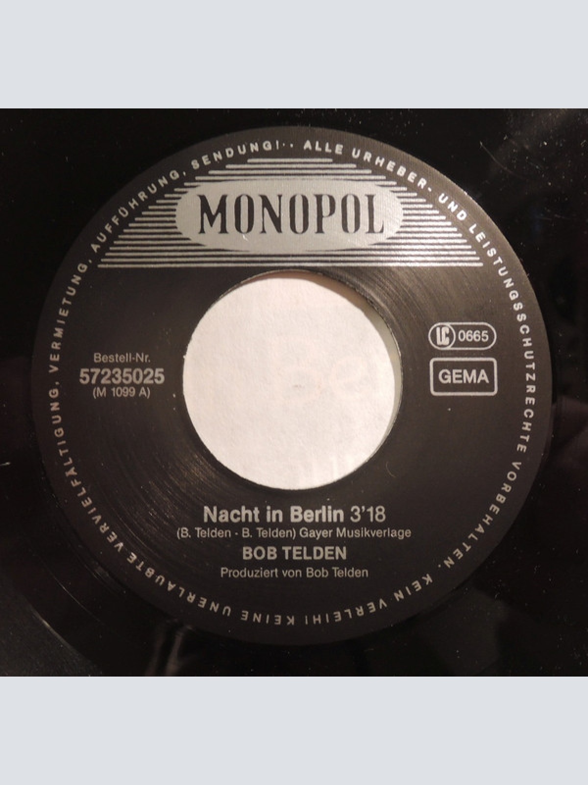 Vinyl / Bob Telden - Nacht In Berlin