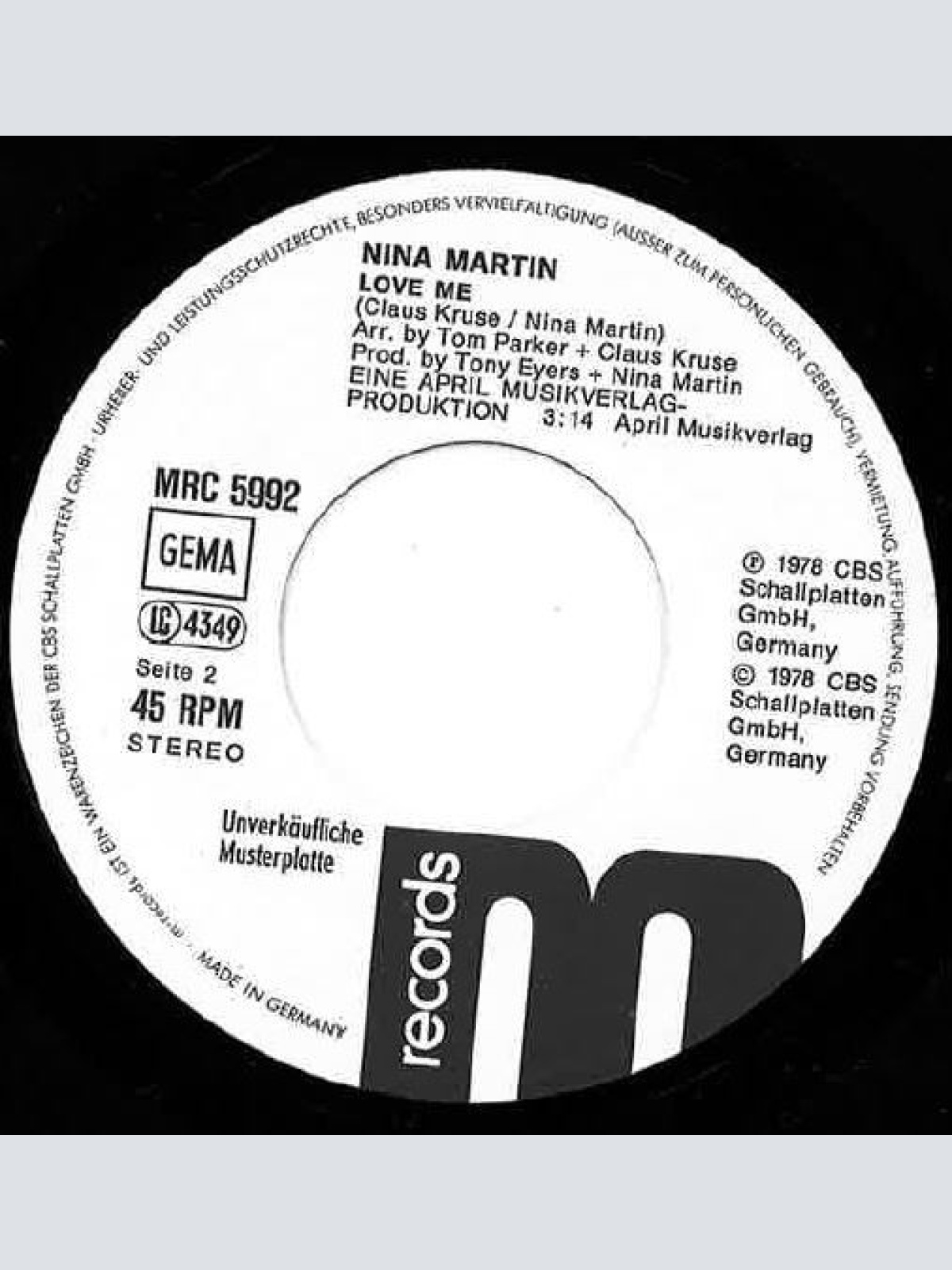 Vinyl / Nina Martin - Mr. Maybe