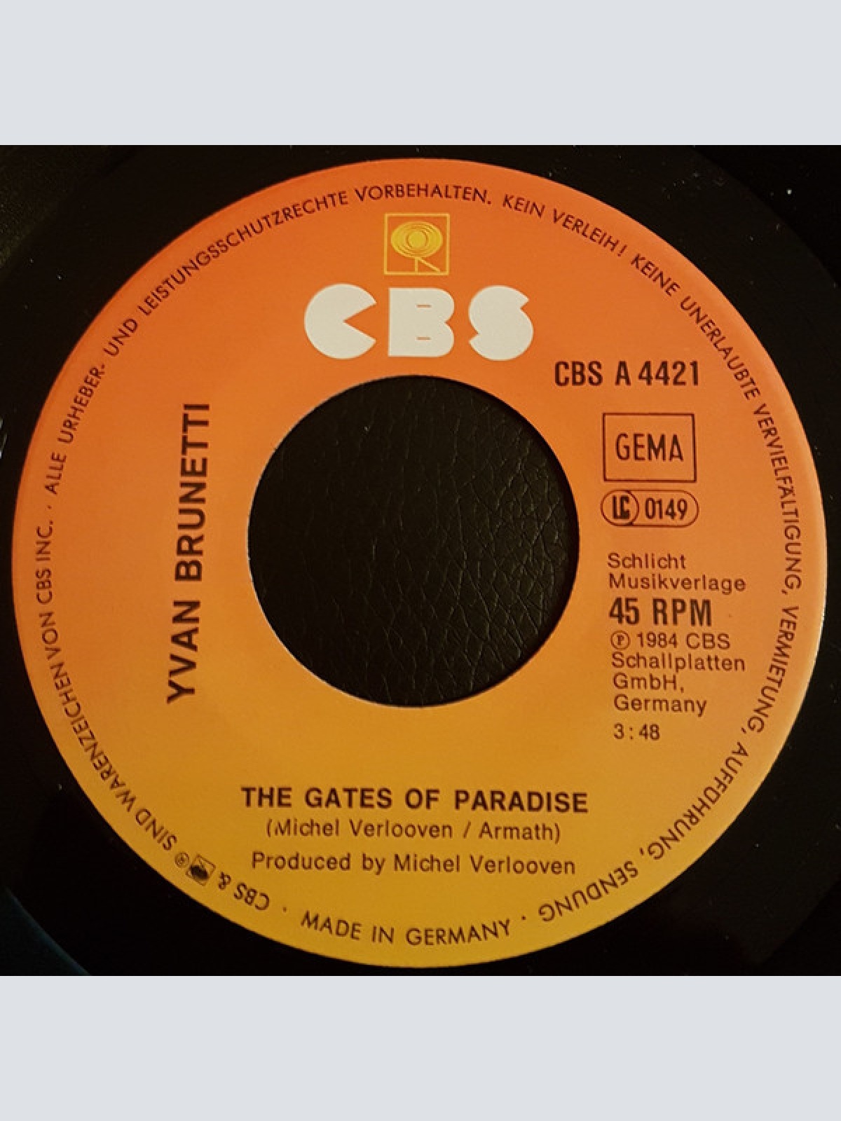 Vinyl / Yvan Brunetti - The Gates Of Paradise