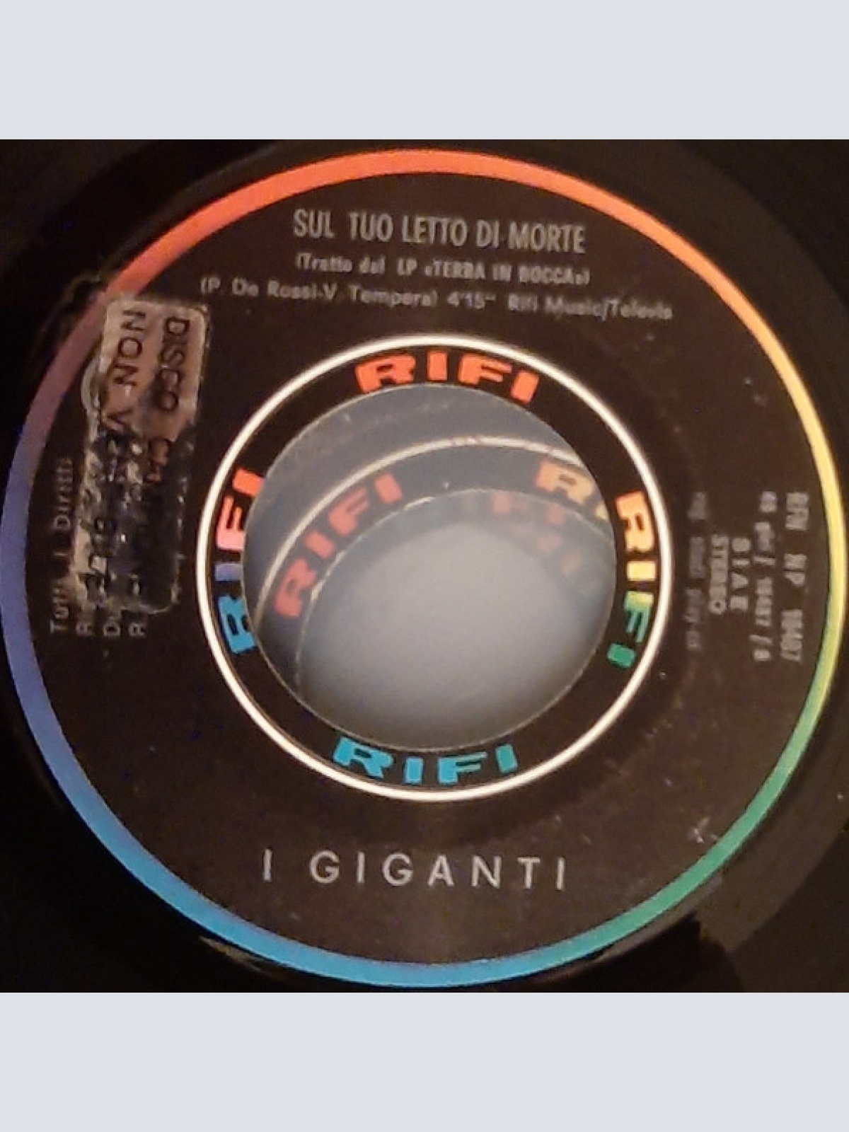 Vinyl / I Giganti - Sono Nel Sogno Verde Di Un Vegetale