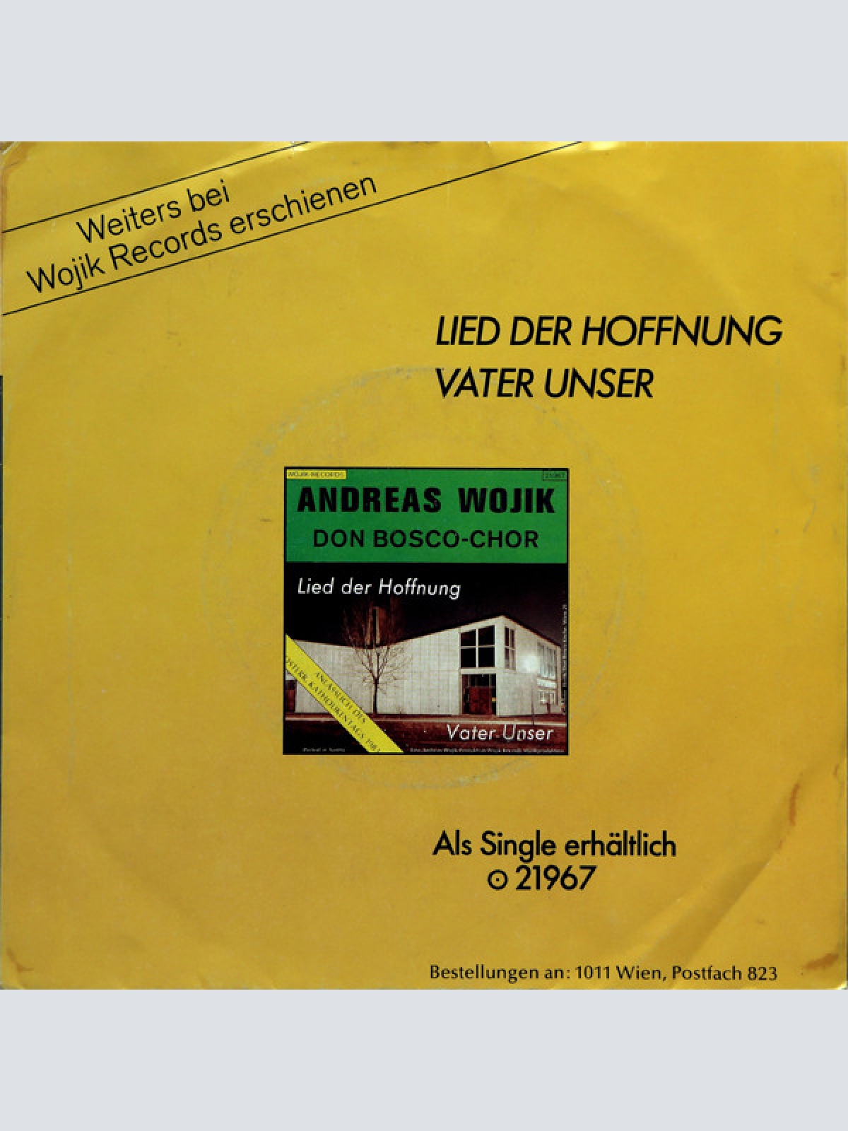 Vinyl / Werner Manuel - Ich Wünsch Mir Bei Dir Zu Sein / Sehnsucht Kann So Weh Tun