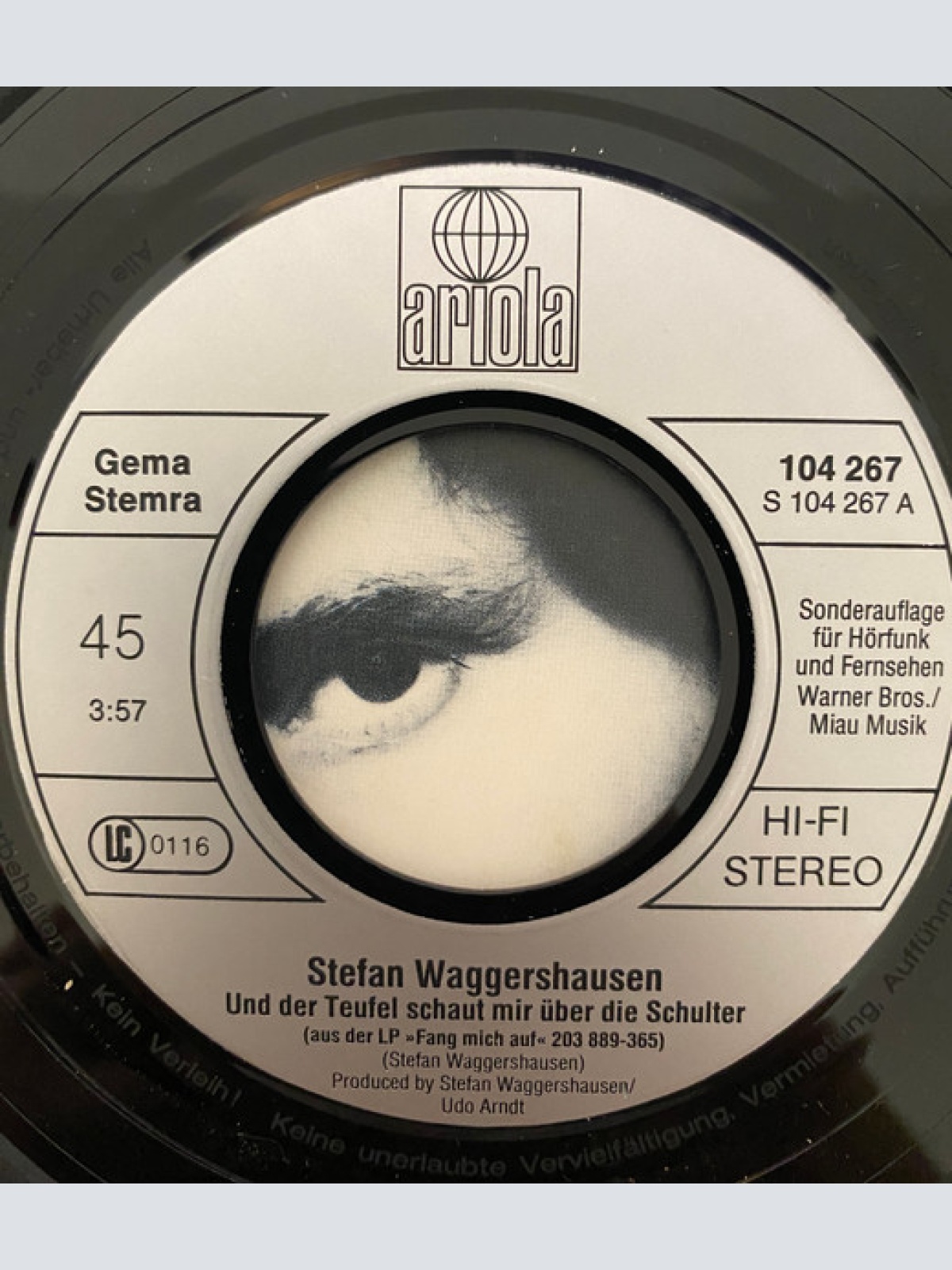 Vinyl / Stefan Waggershausen - Und Der Teufel Schaut Mir Über Die Schulter / Dankeschön