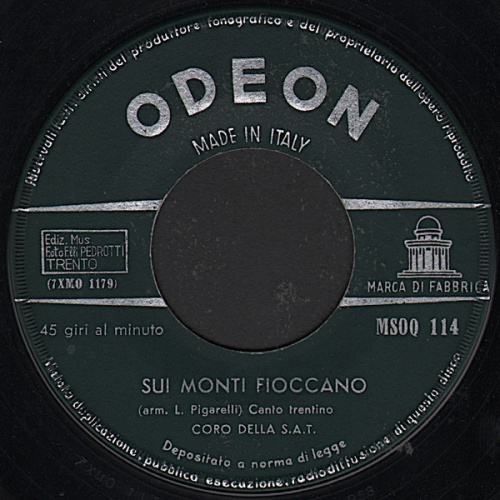 Vinyl / Coro Della S.A.T. - Sui Monti Fioccano