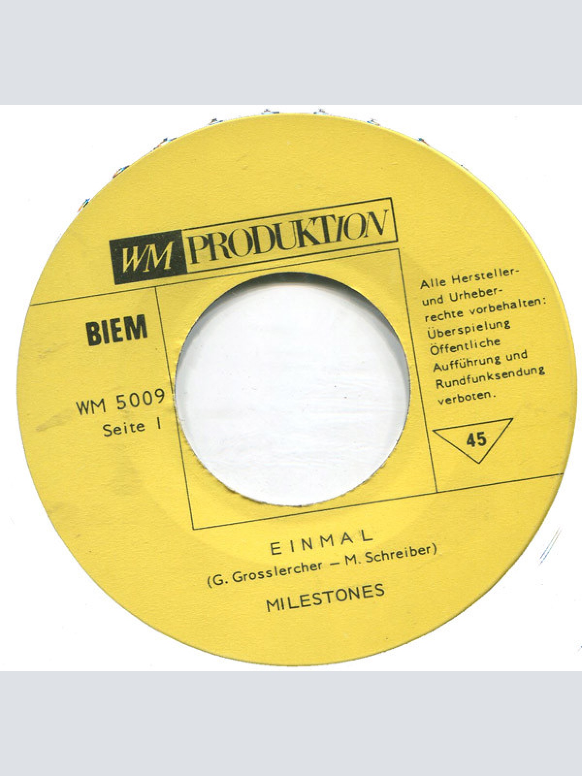 Vinyl / Milestones - Einmal / Der Rattenfänger