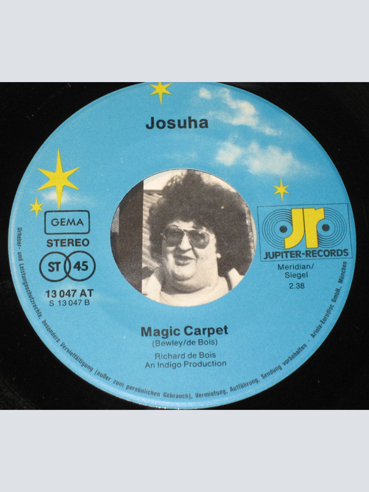 Vinyl / Josuha - Jenny (Take Me Out For A Ride) / Magic Carpet