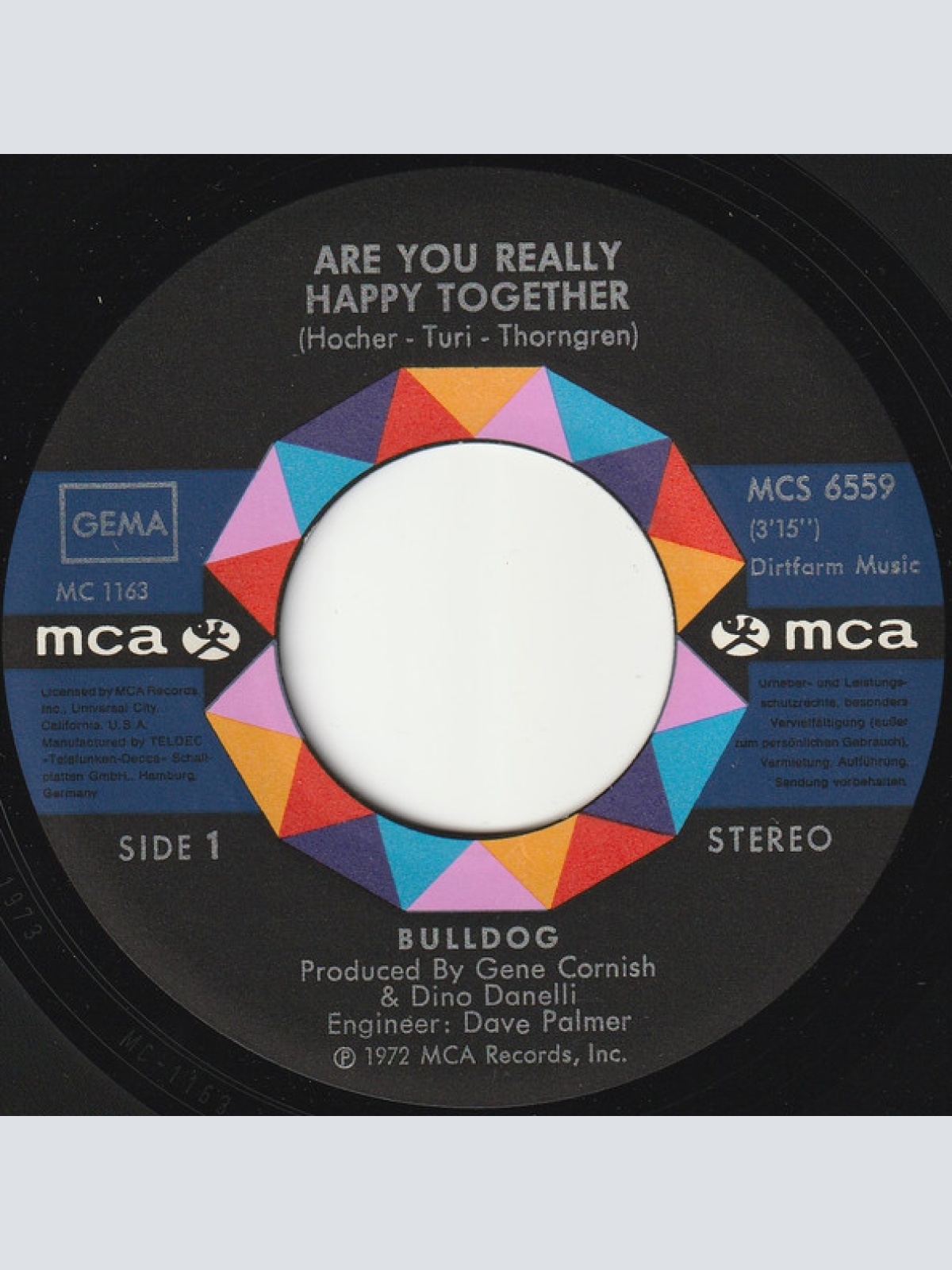 Vinyl / Bulldog (9) - Are You Really Happy Together
