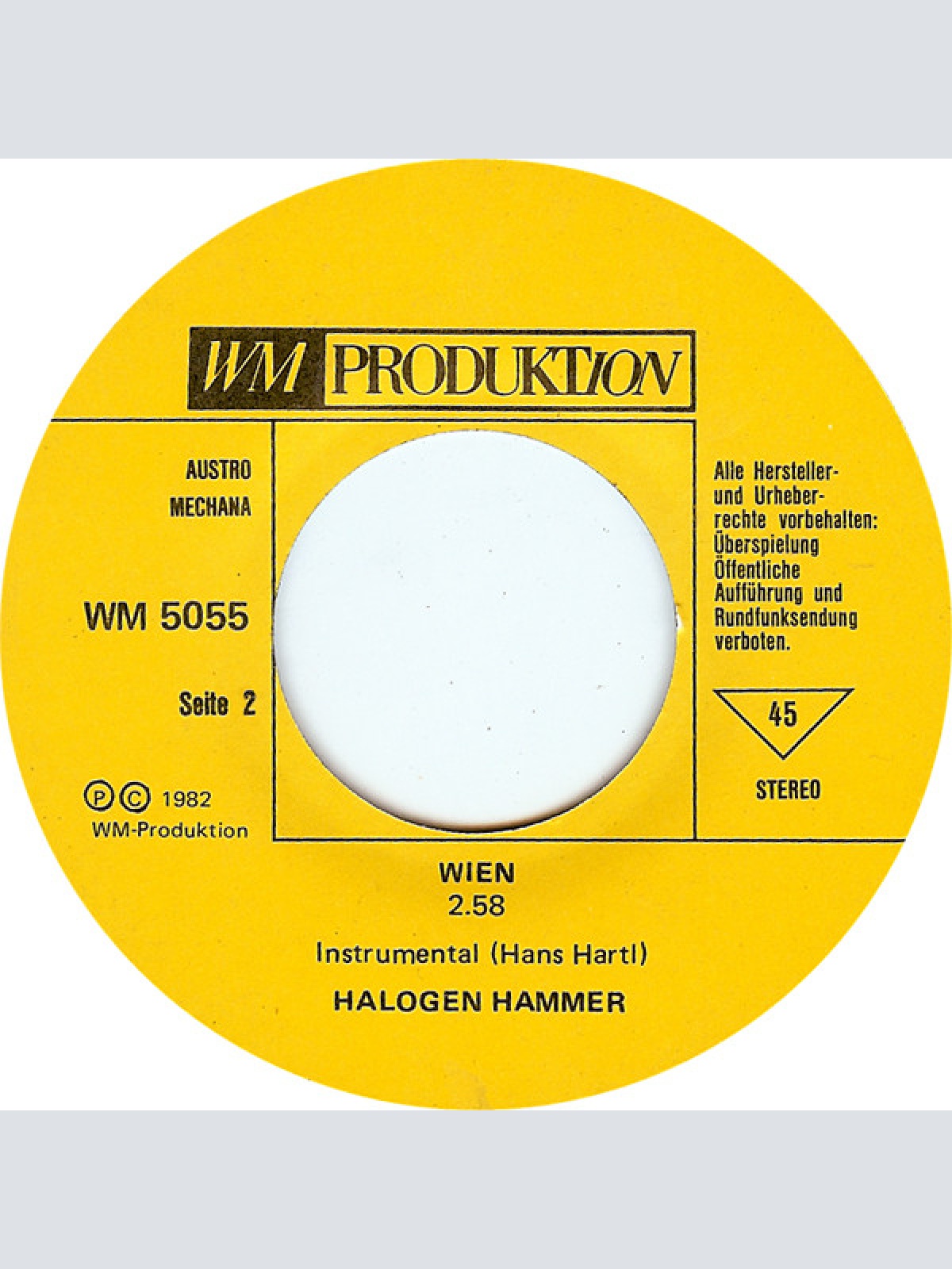 Vinyl / Halogenhammer - Wien