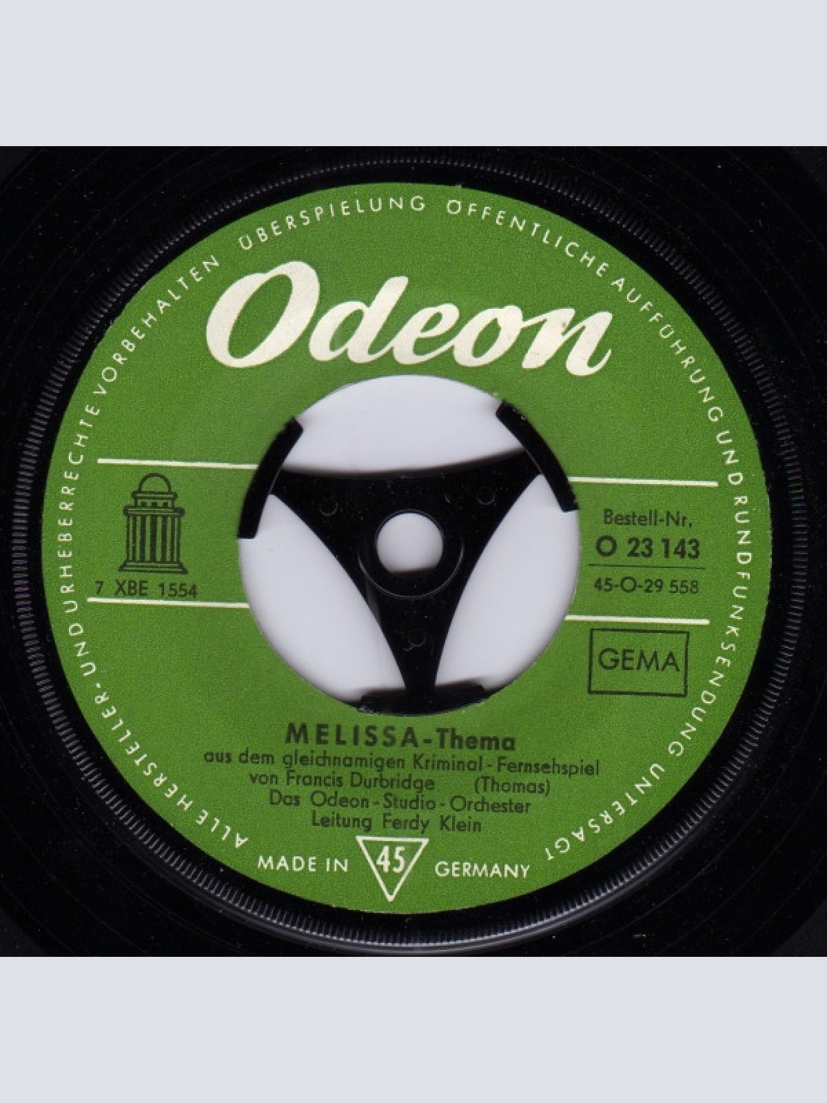 Vinyl / Das Odeon-Studio-Orchester - Melissa