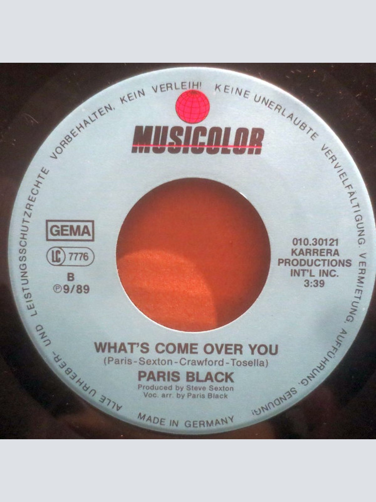 Vinyl / Paris Black - Buried Alive