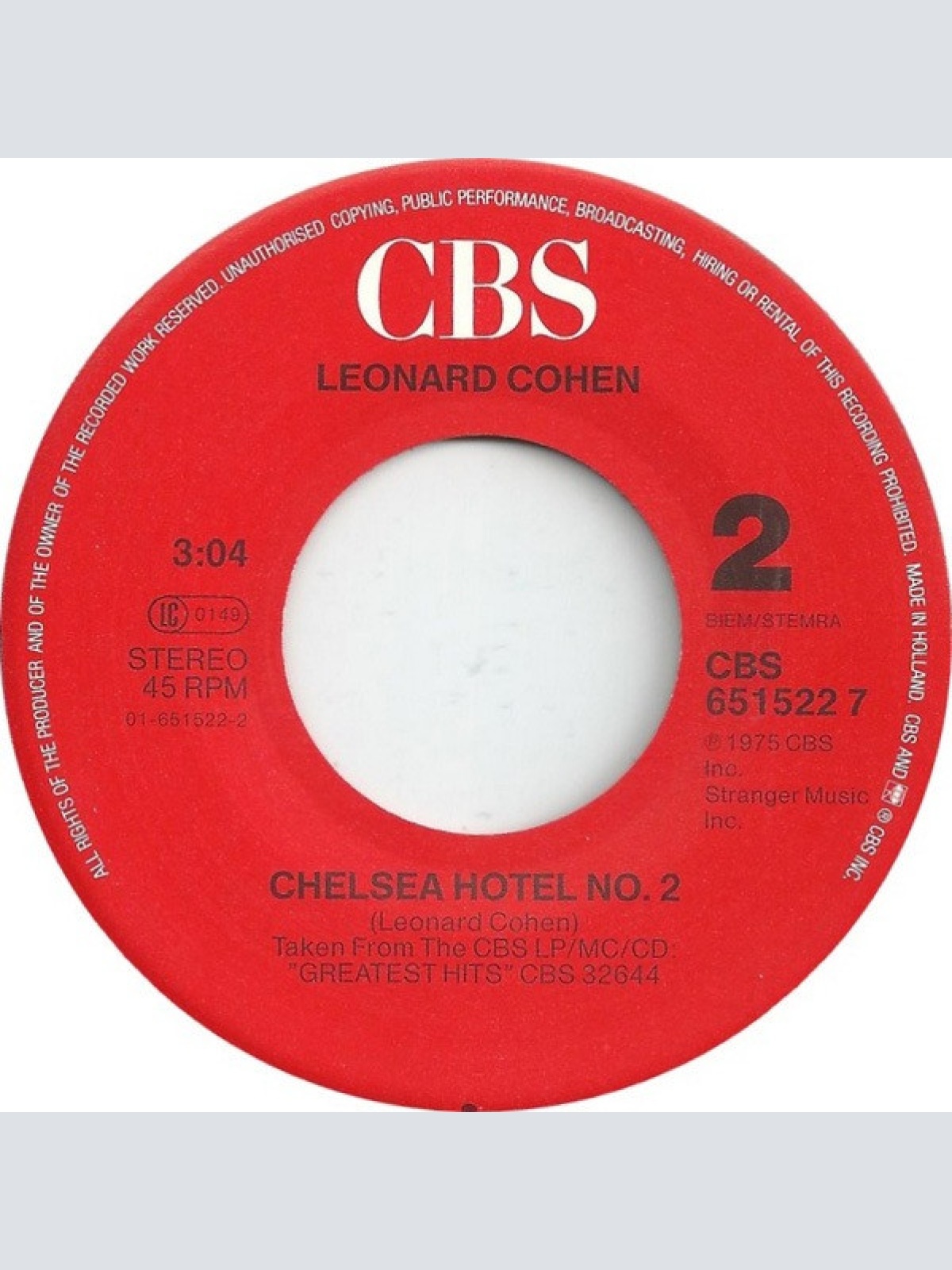 Vinyl / Leonard Cohen - I'm Your Man