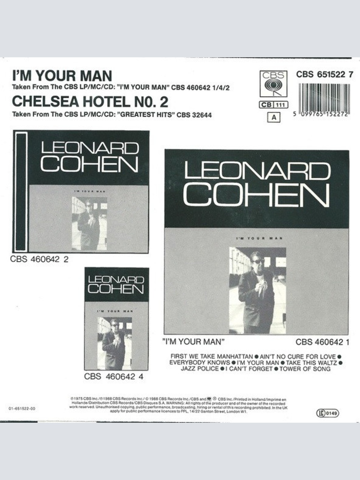 Vinyl / Leonard Cohen - I'm Your Man