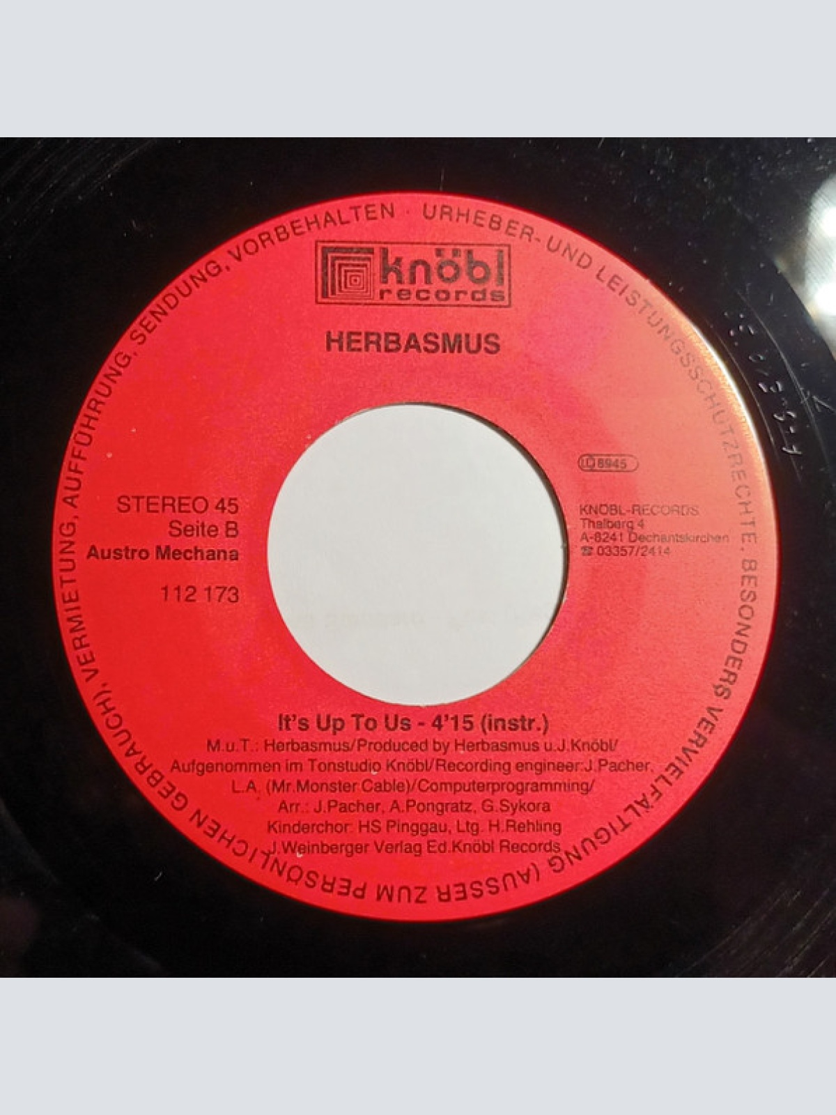 Vinyl / Herbasmus - It's Up To Us