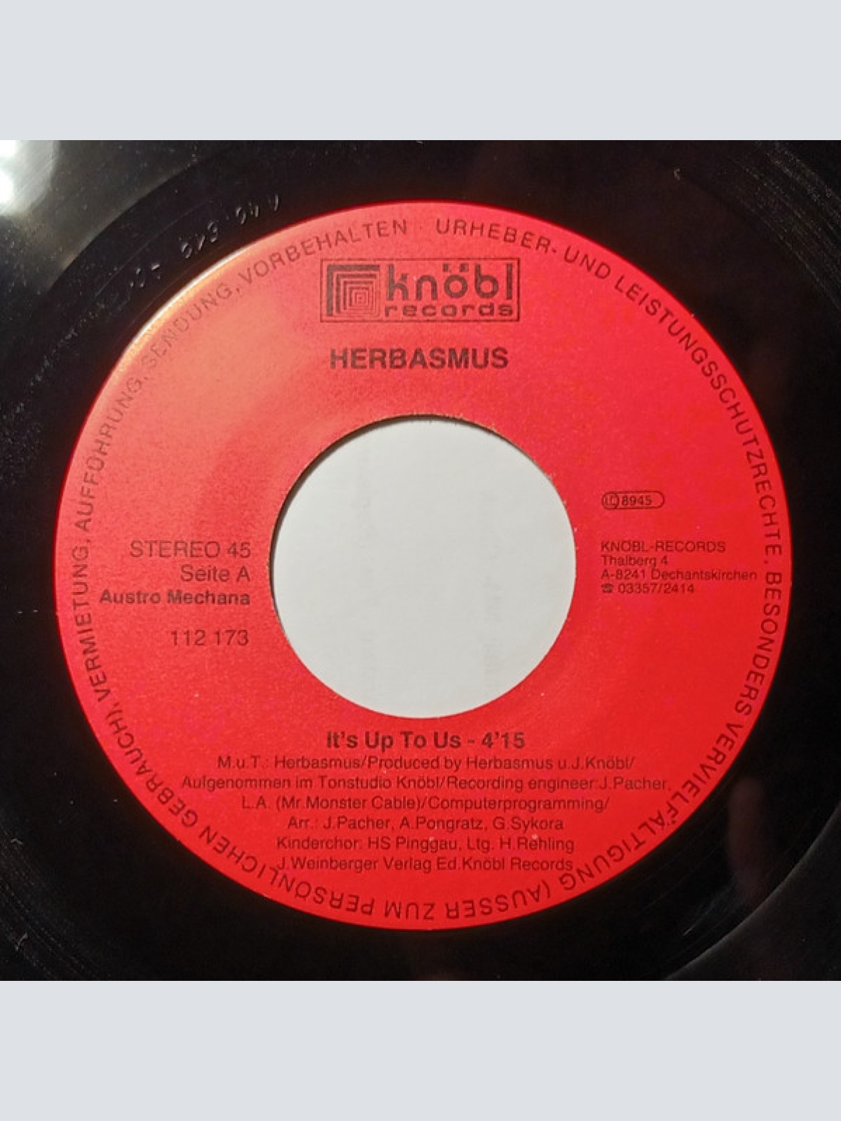 Vinyl / Herbasmus - It's Up To Us