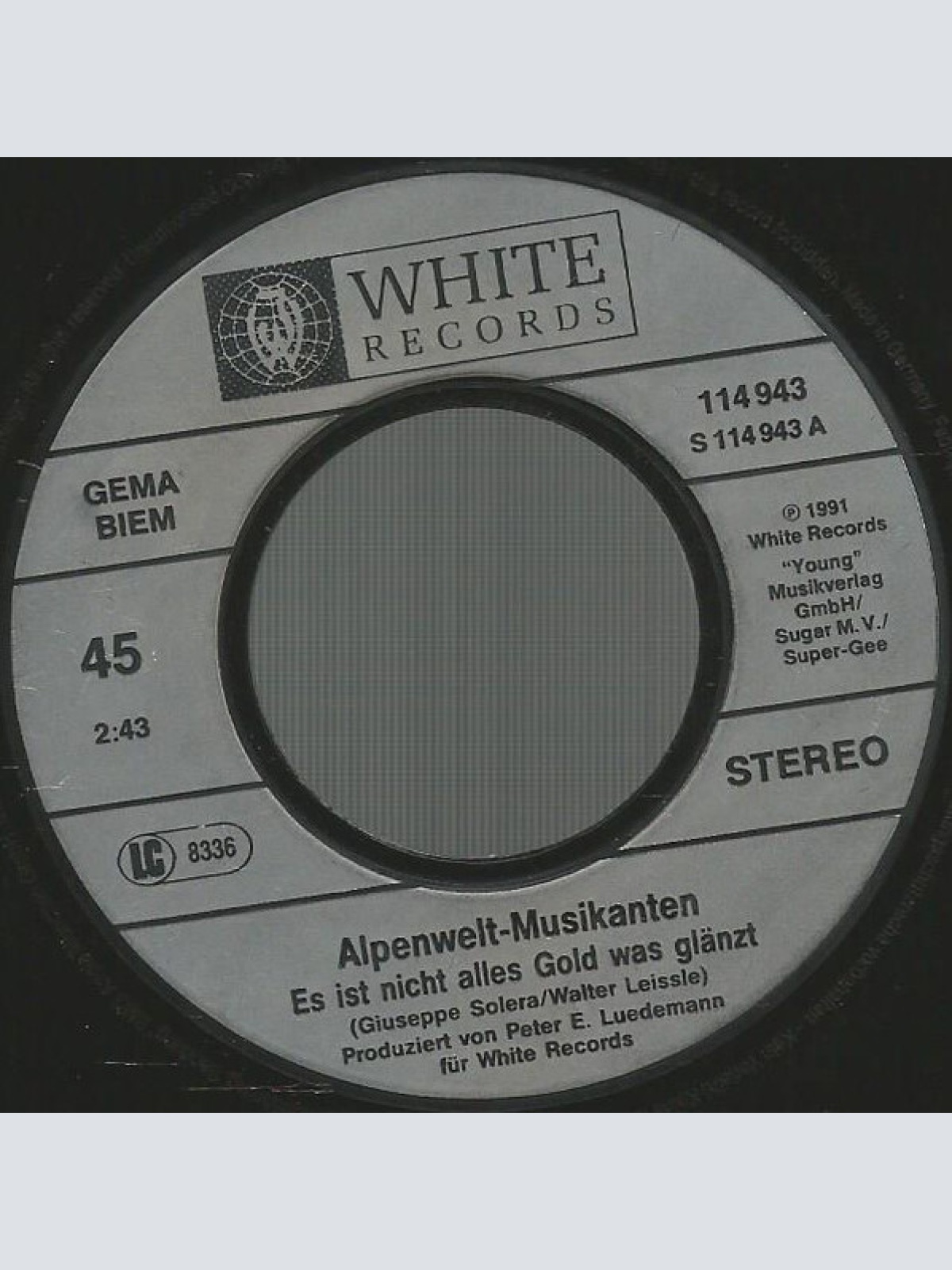 Vinyl / Alpenwelt-Musikanten - Es Ist Nicht Alles Gold Was Glänzt