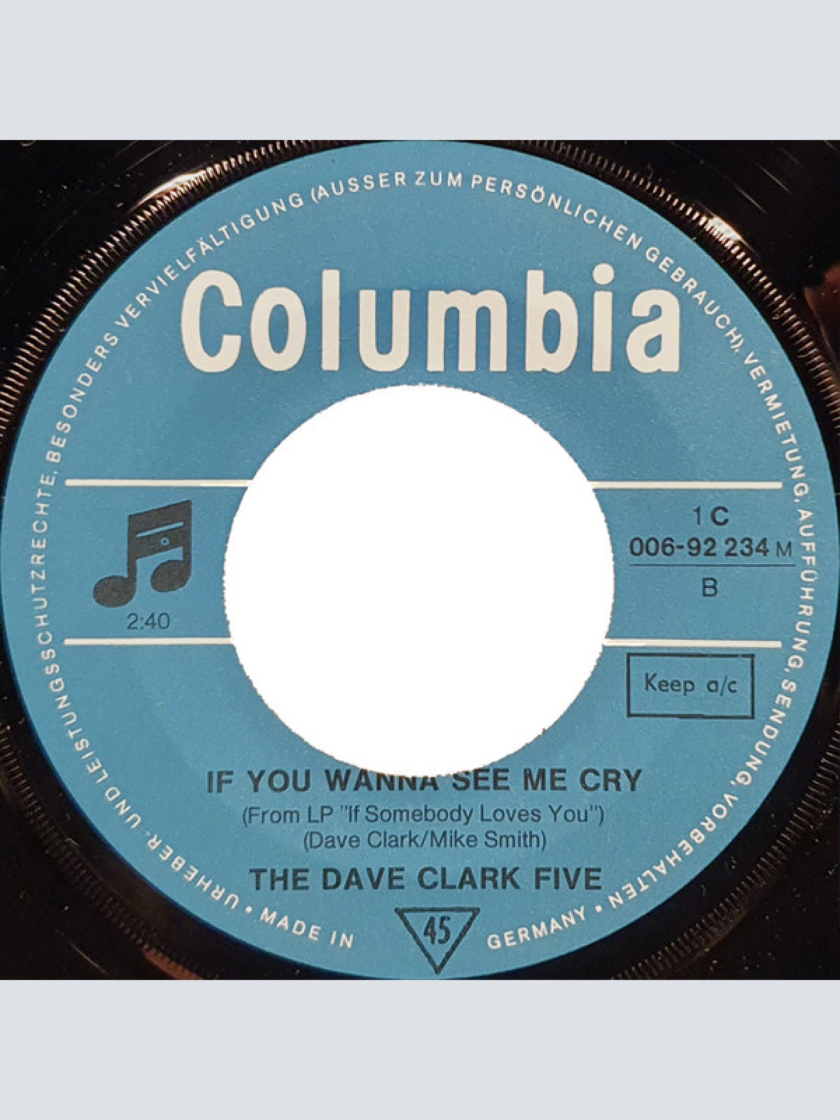 Vinyl / The Dave Clark Five - Southern Man