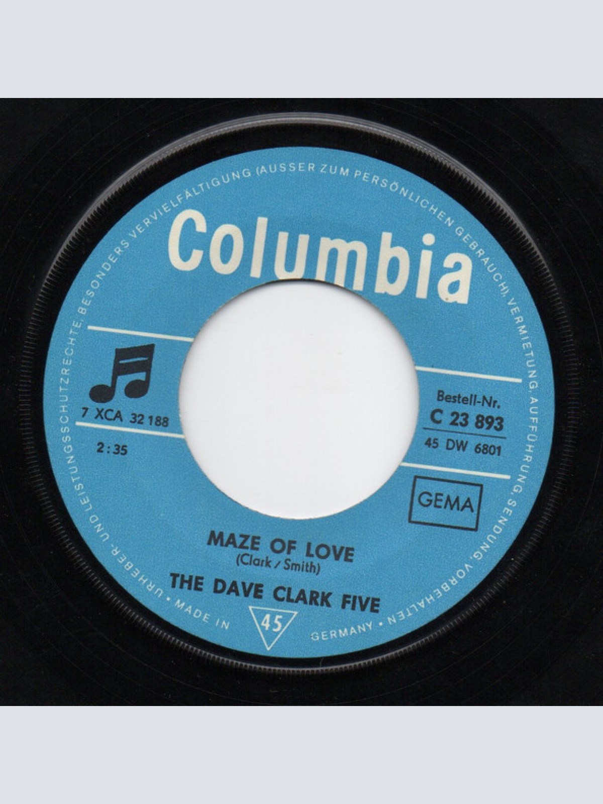 Vinyl / The Dave Clark Five - The Red Balloon / Maze Of Love
