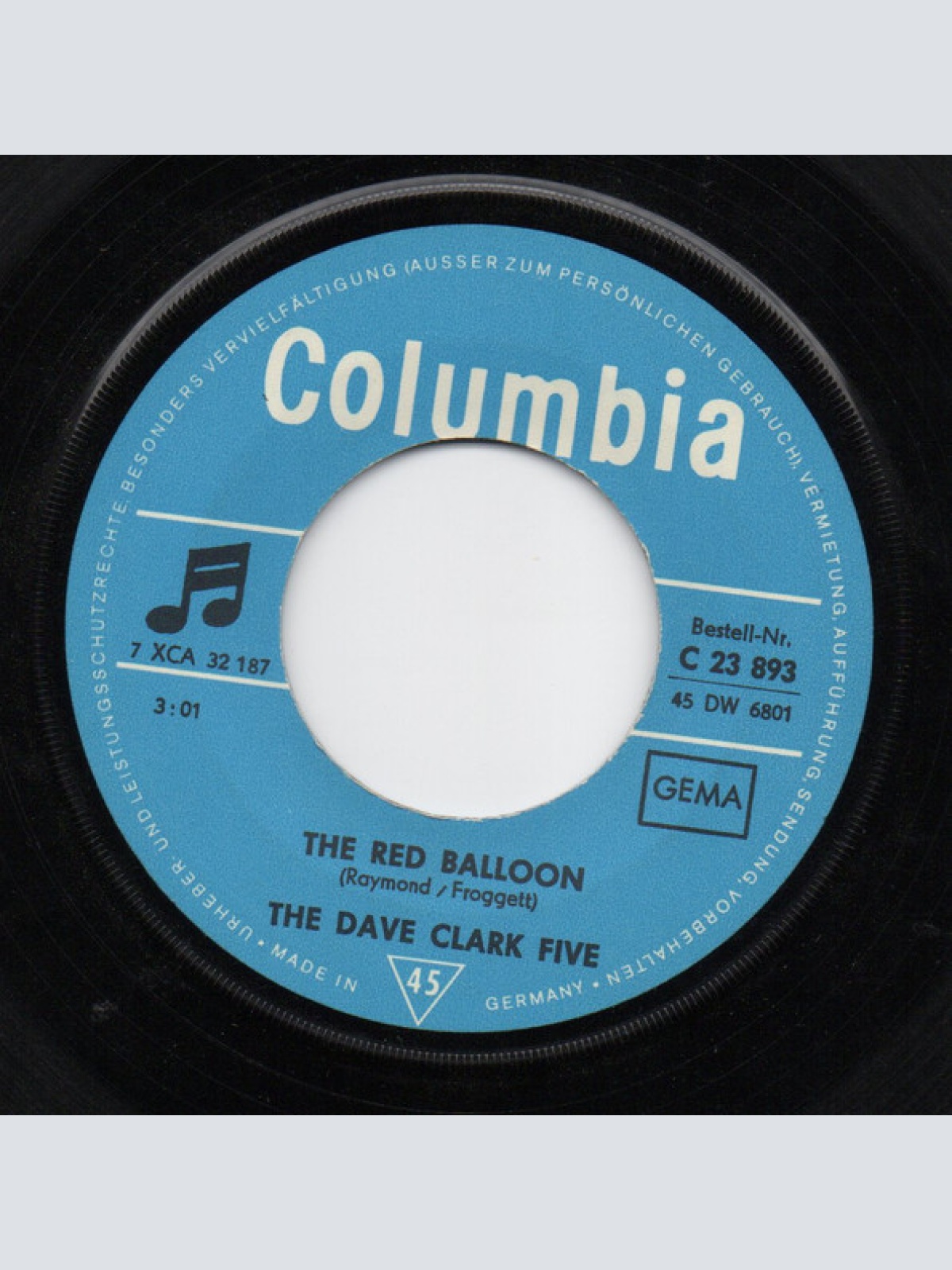 Vinyl / The Dave Clark Five - The Red Balloon / Maze Of Love