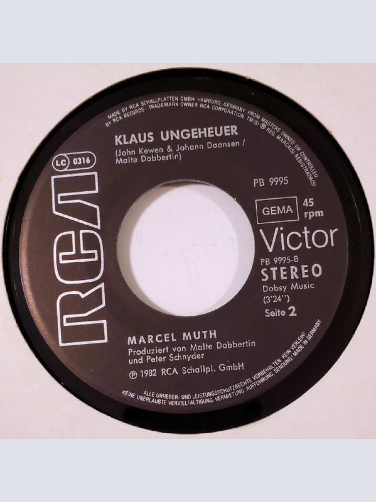 Vinyl / Marcel Muth - Berserker / Klaus Ungeheuer