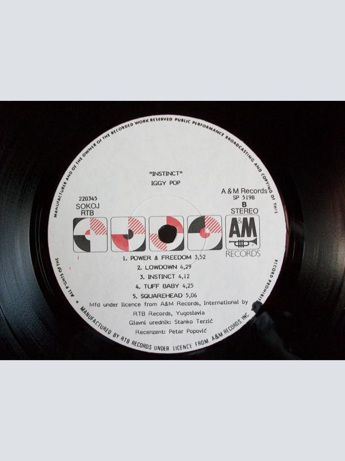 Vinyl / Iggy Pop - Instinct