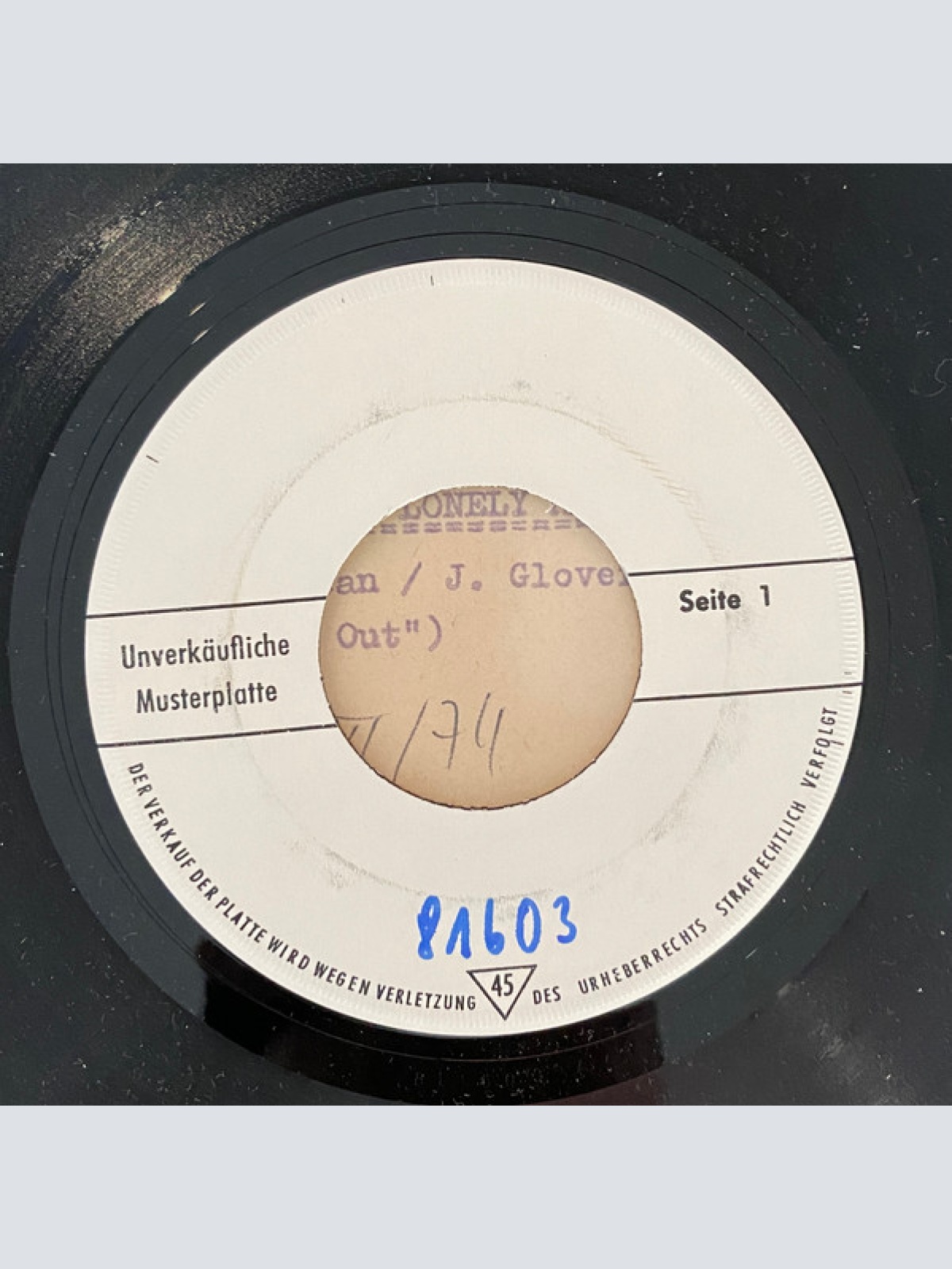 Vinyl / Tavares - That's The Sound That Lonely Makes