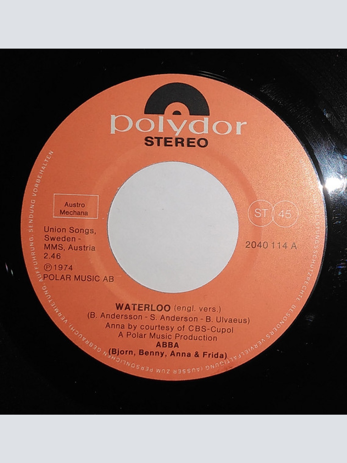 Vinyl / ABBA, Agnetha, Björn, Benny, Anna-frid* - Waterloo