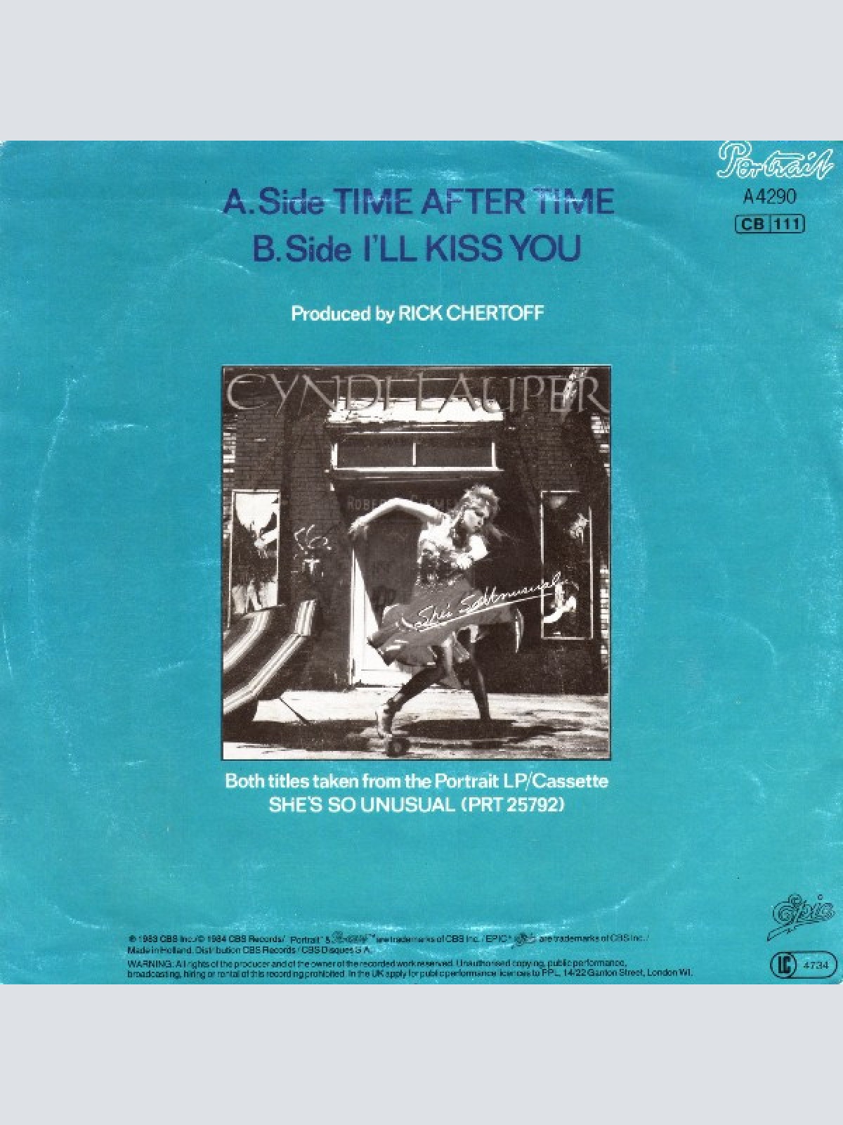 Vinyl / Cyndi Lauper - Time After Time