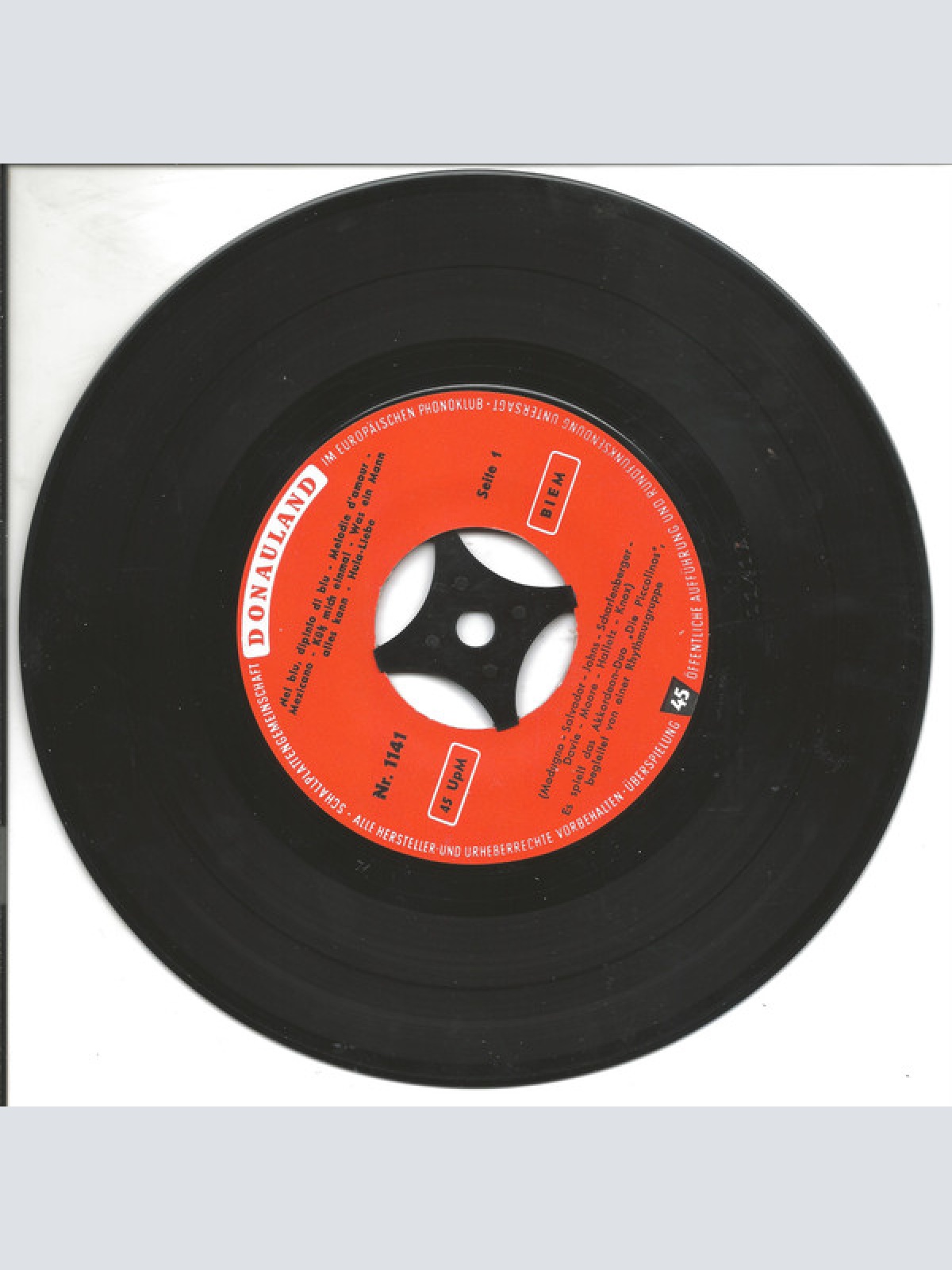 Vinyl / Die Piccolinos - Nel Blu Dipinto Di Blu