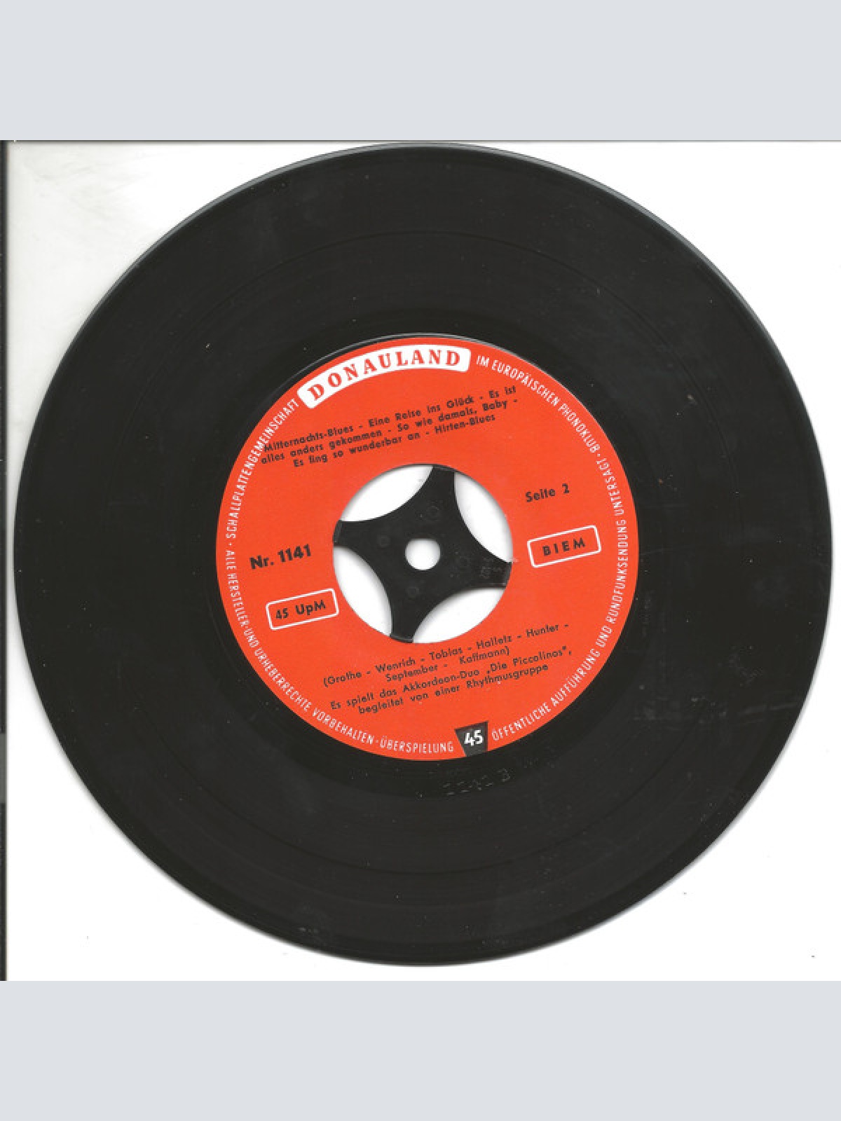 Vinyl / Die Piccolinos - Nel Blu Dipinto Di Blu