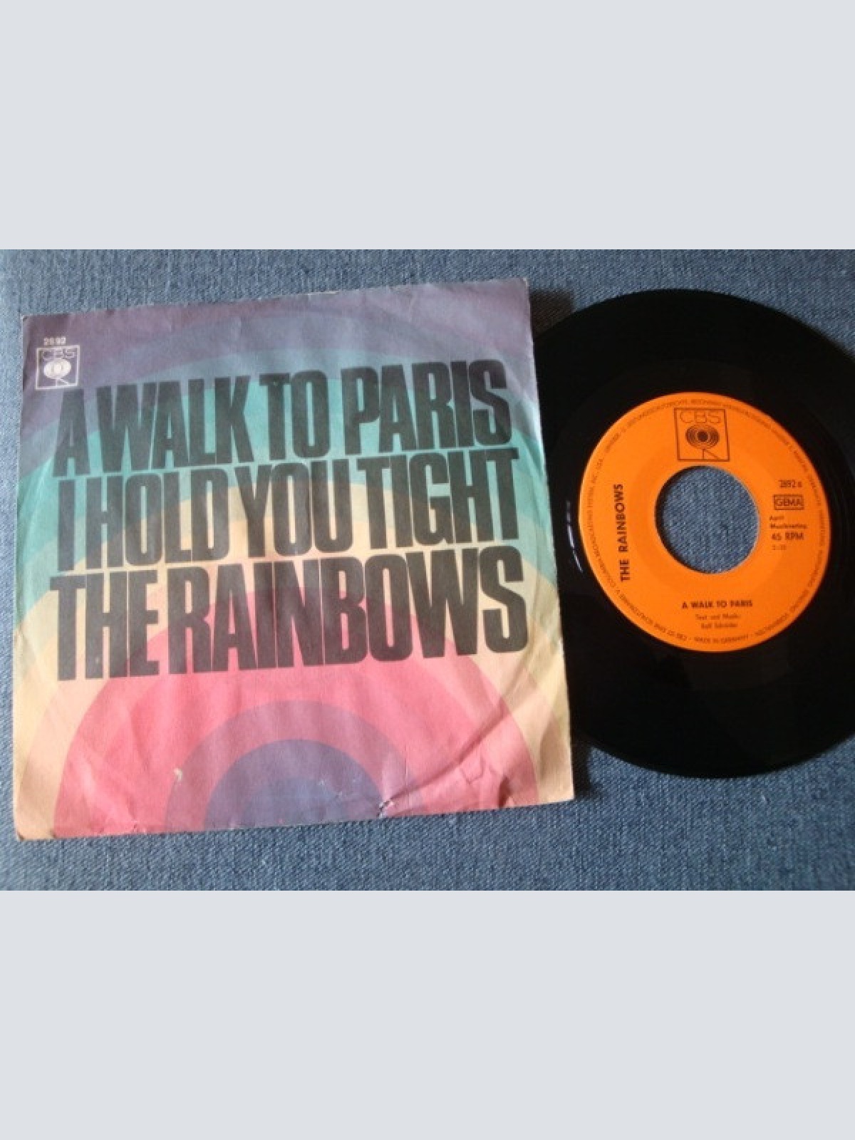 Vinyl / The Rainbows - A Walk To Paris