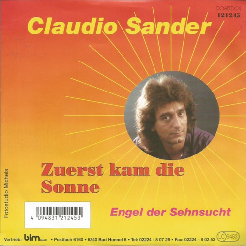 Vinyl / Claudio Sander - Zuerst Kam Die Sonne