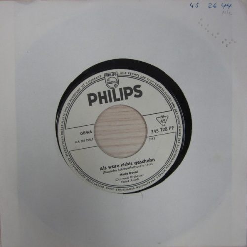 Vinyl / Maria Duval - Als Wäre Nichts Geschehen / Western Lady