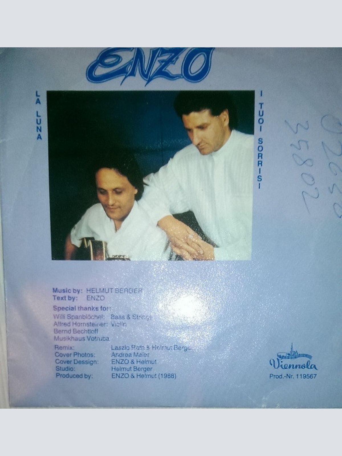 Vinyl / Enzo* - La Luna / I Tuoi Sorrisi