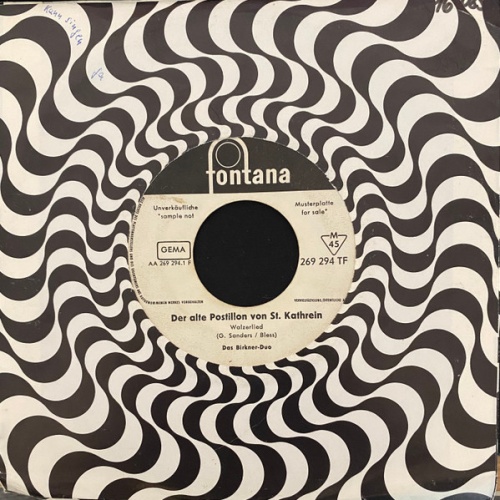 Vinyl / Das Birkner-Duo - Der Alte Postillon Von St. Kathrein / Des Wilddiebs Reue