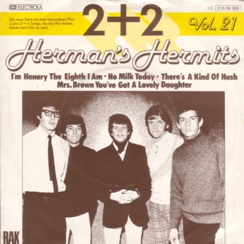 Vinyl / Herman's Hermits - I'm Henry The Eighth I Am / No Milk Today / There's A Kind Of Hush / Mrs. Brown You've Got A Lovely Daughter